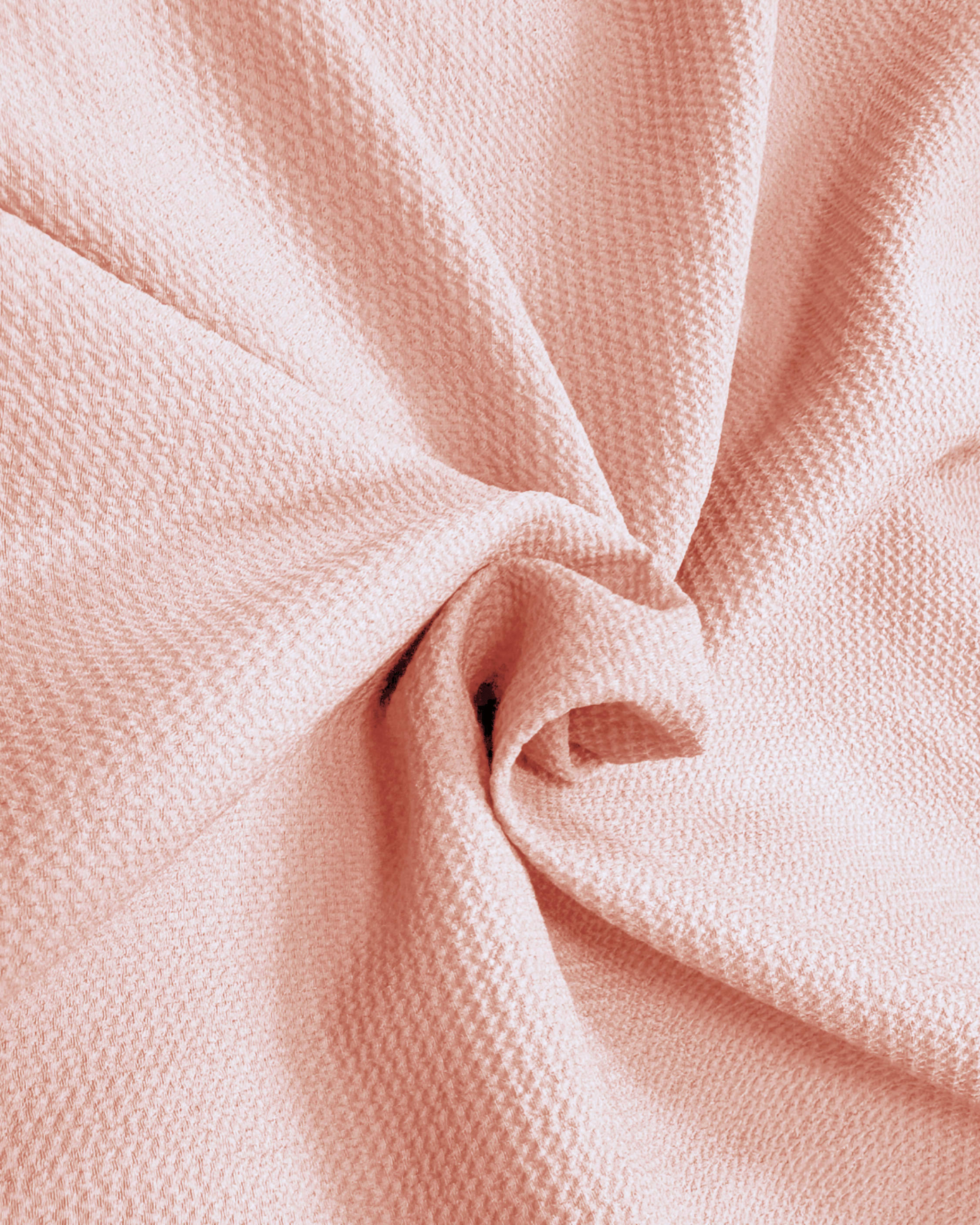 Peach V-Neck Pleated Tank Top