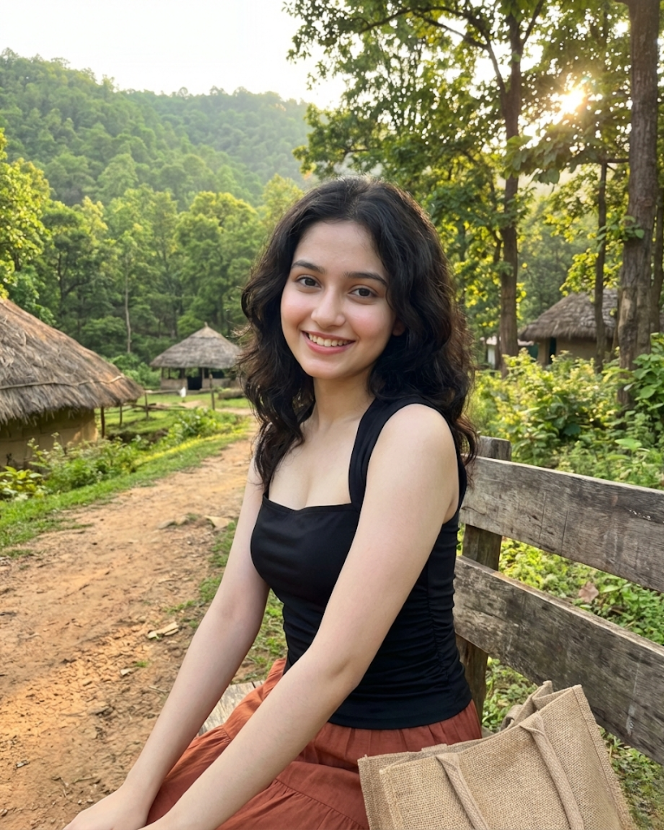 PureForm Square-Cut Essential Tank - Black