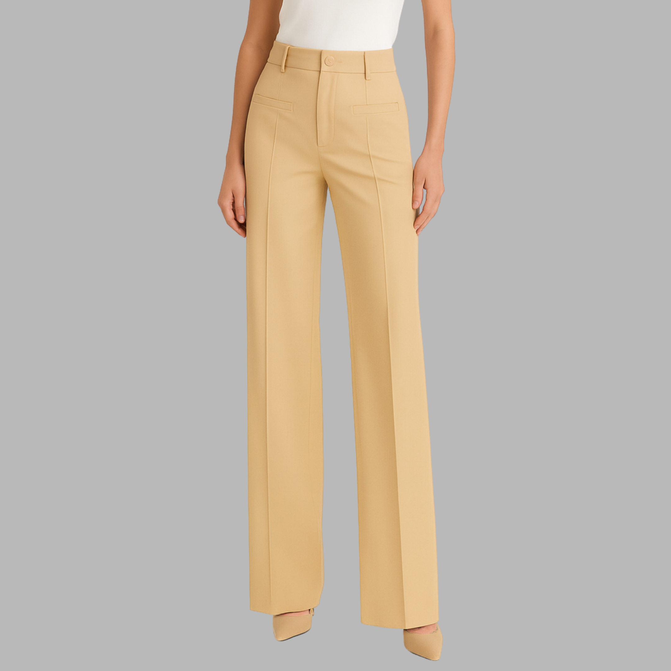 Combo – Beige & Black Trousers