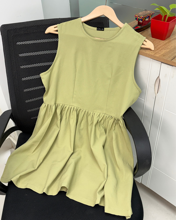 Cute Mint Green Mini Dress for Women