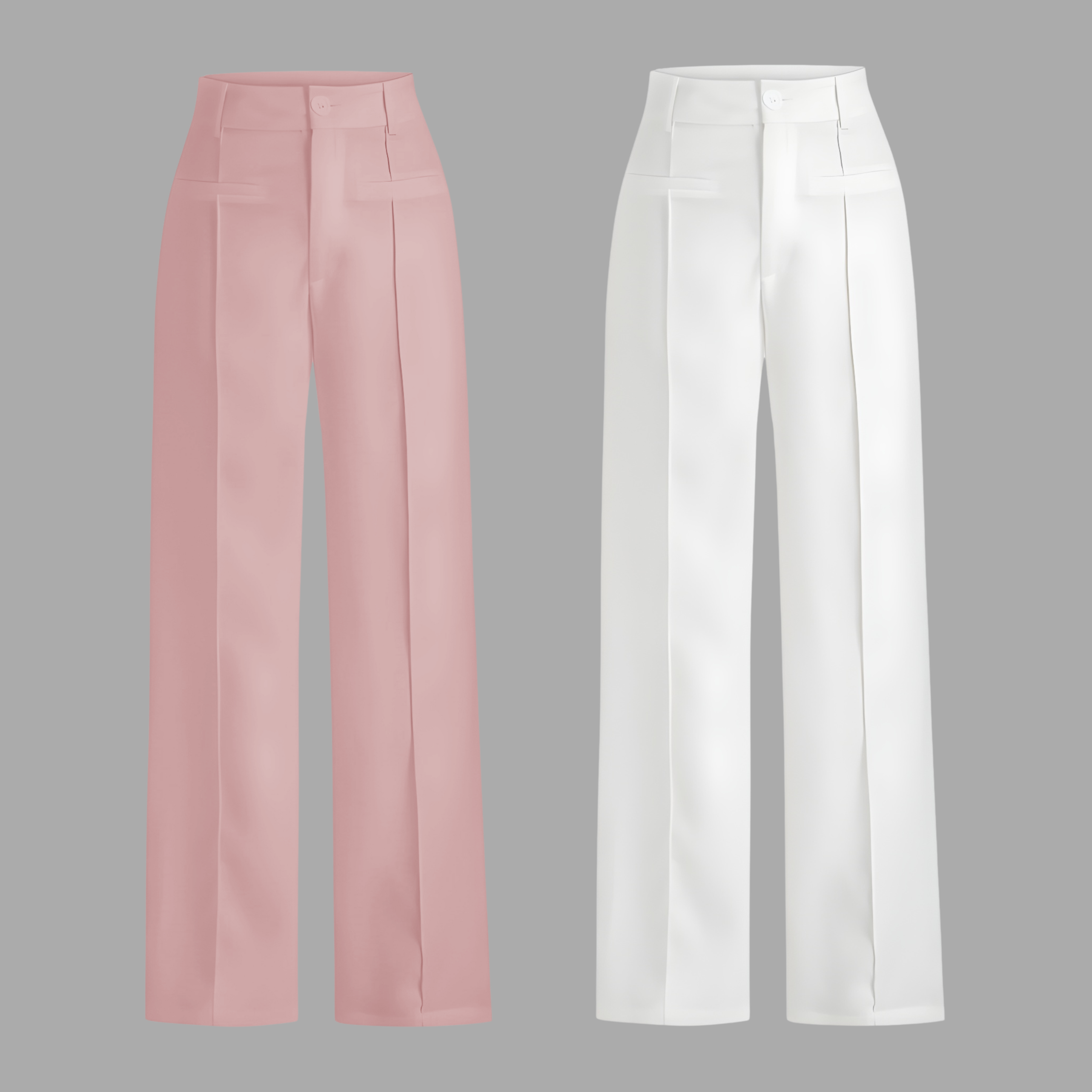 Combo – Pink & White Trousers