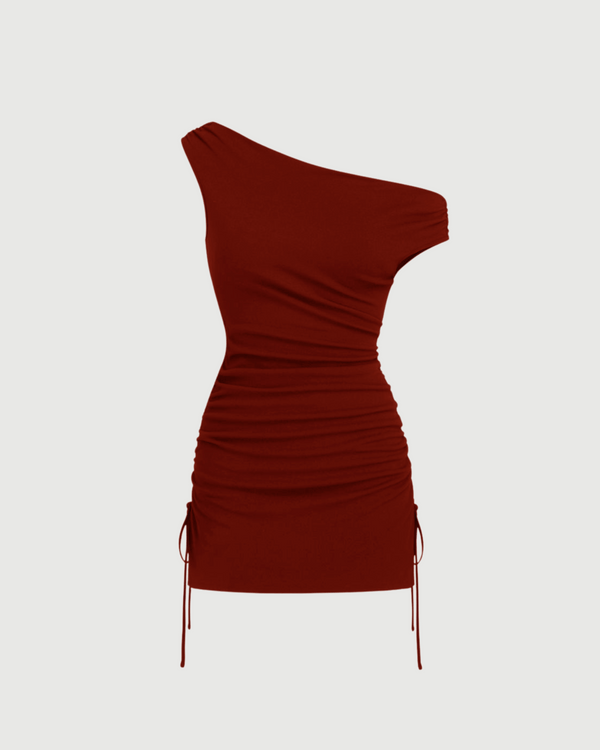 Women's Red Bodycon Mini Dress