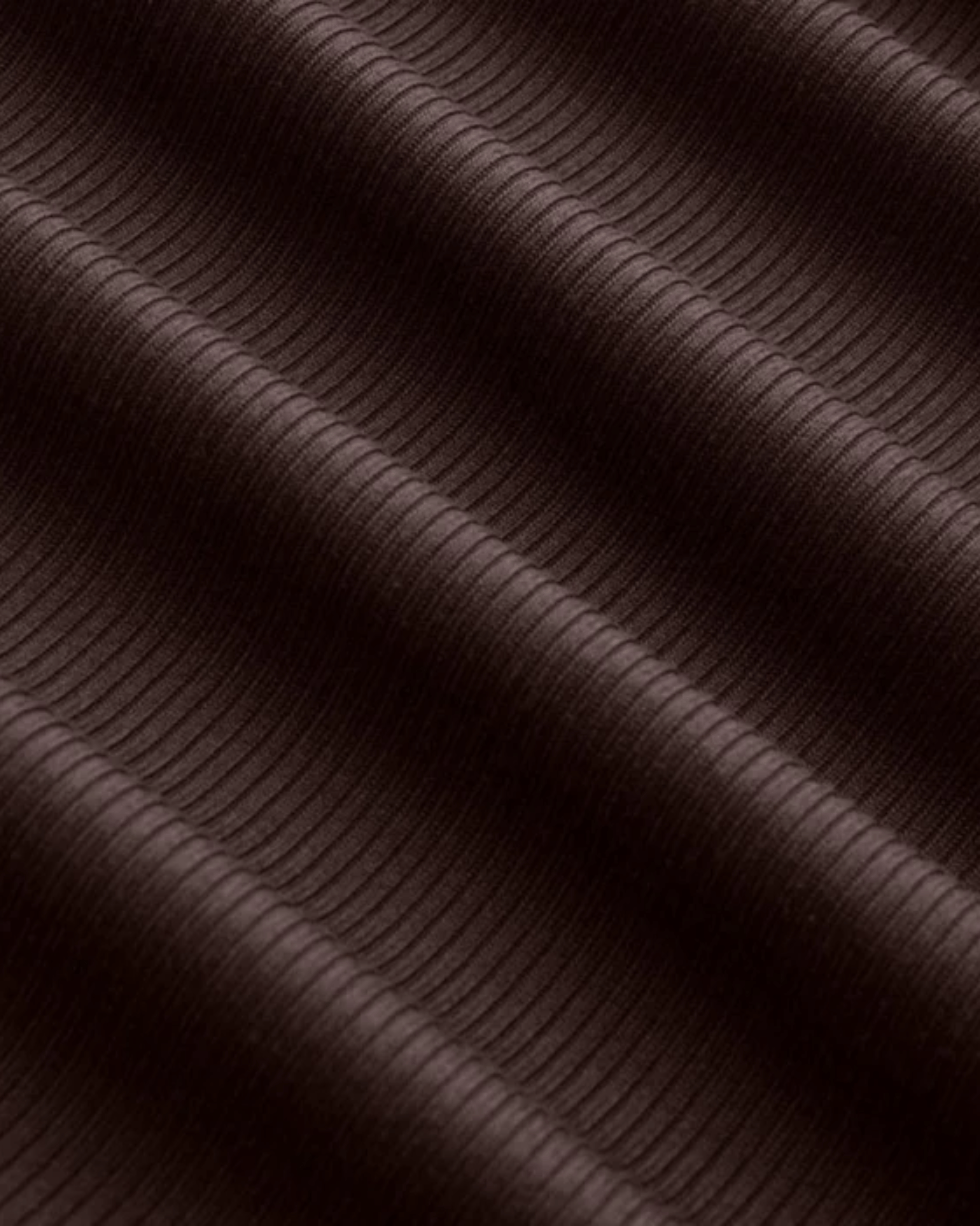 Chocolate Ruched Long Sleeve Top