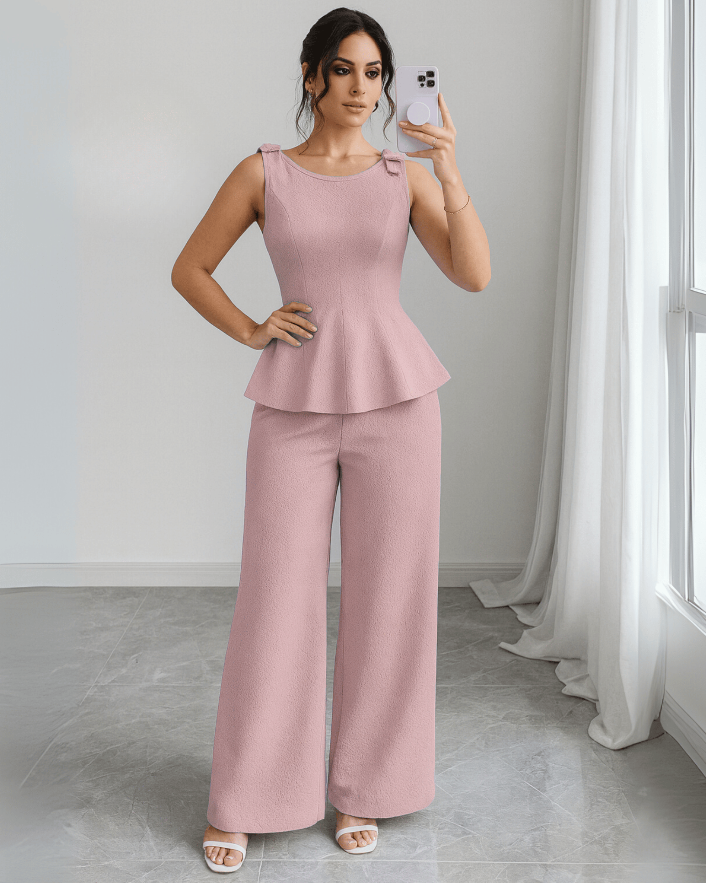 Stylish Blush Pink Co-ord Set