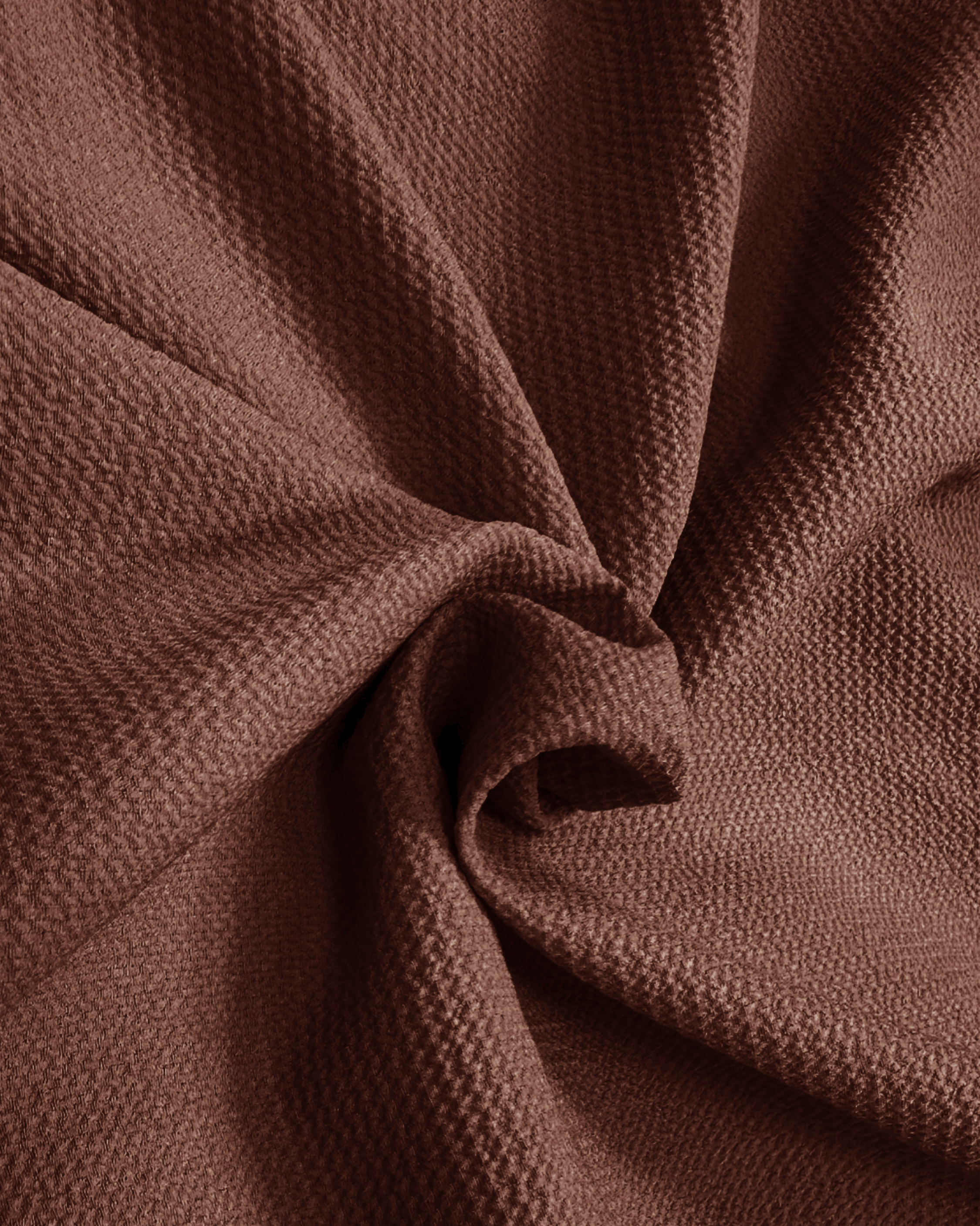 COMBO: V-Neck Bubble Wrap Brown & White Top