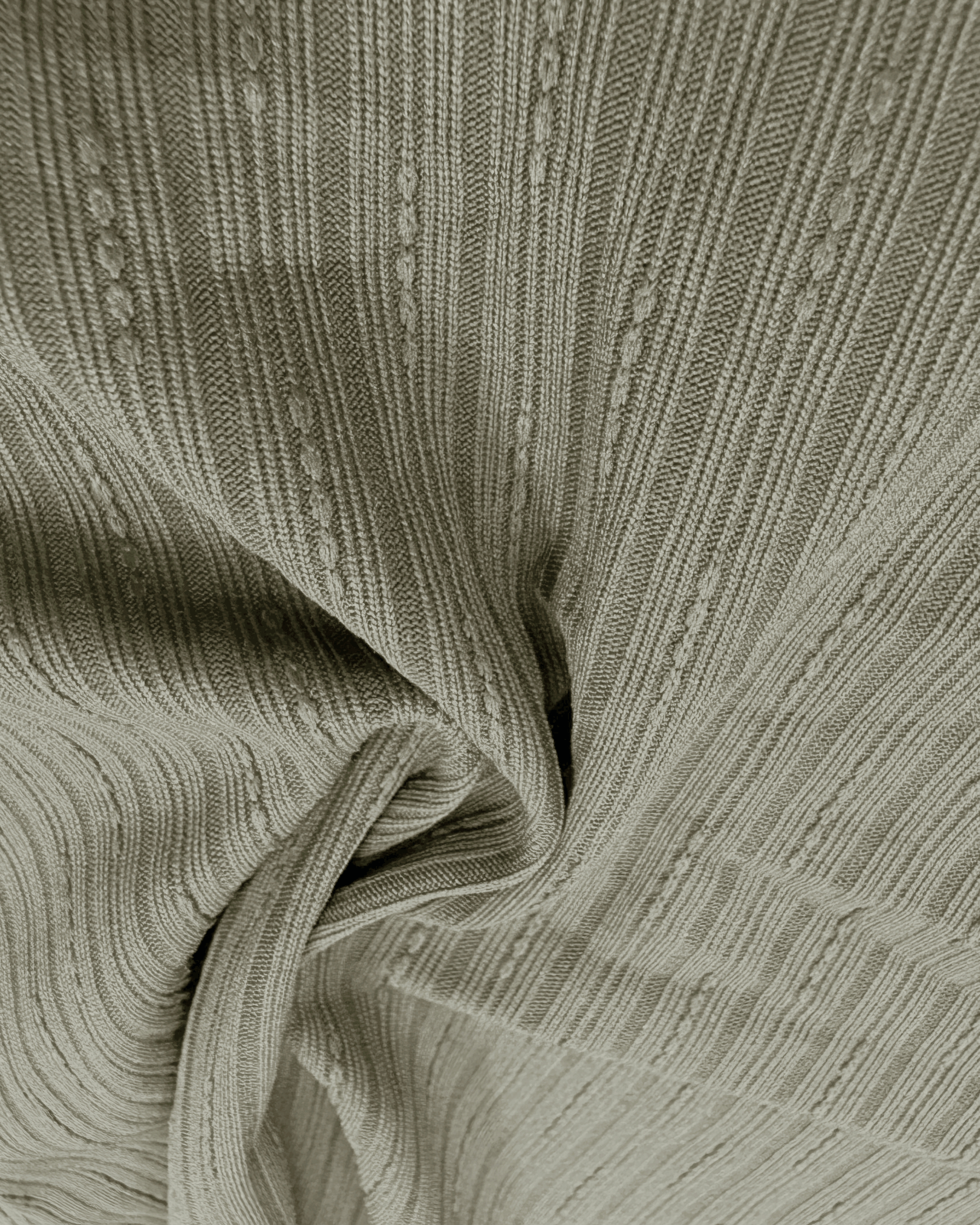 Sage Green Ribbed Wrap Top
