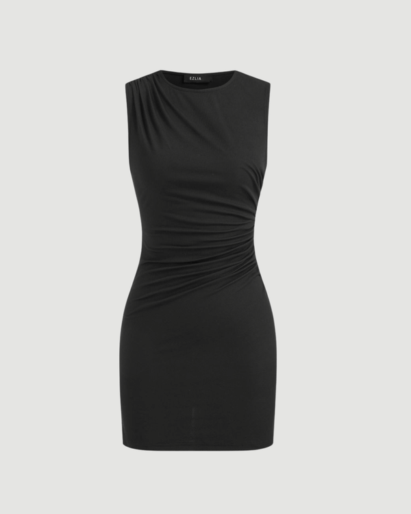 Black Bodycon Mini Dress
