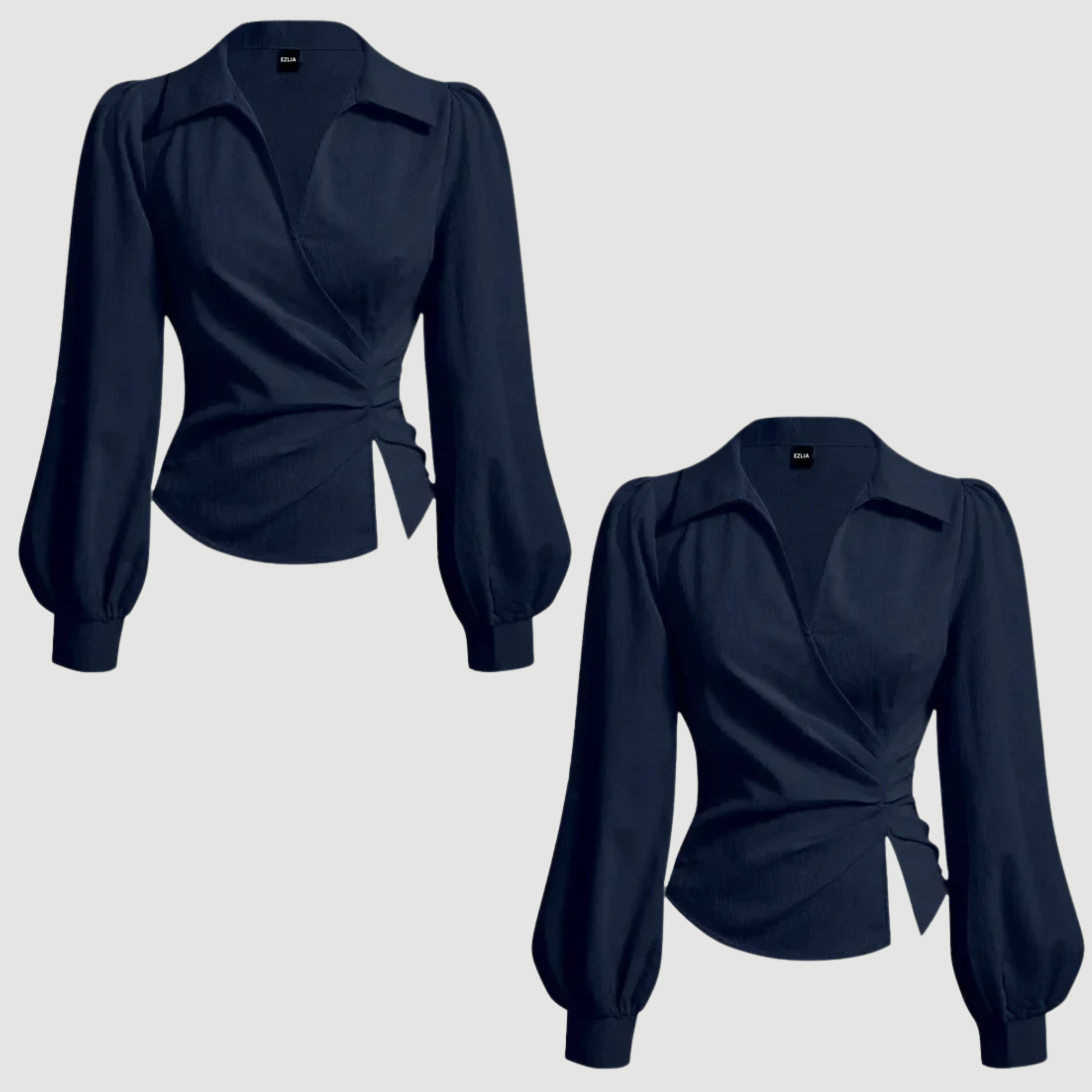 Navy Blue Long Sleeve Top 2-Pack