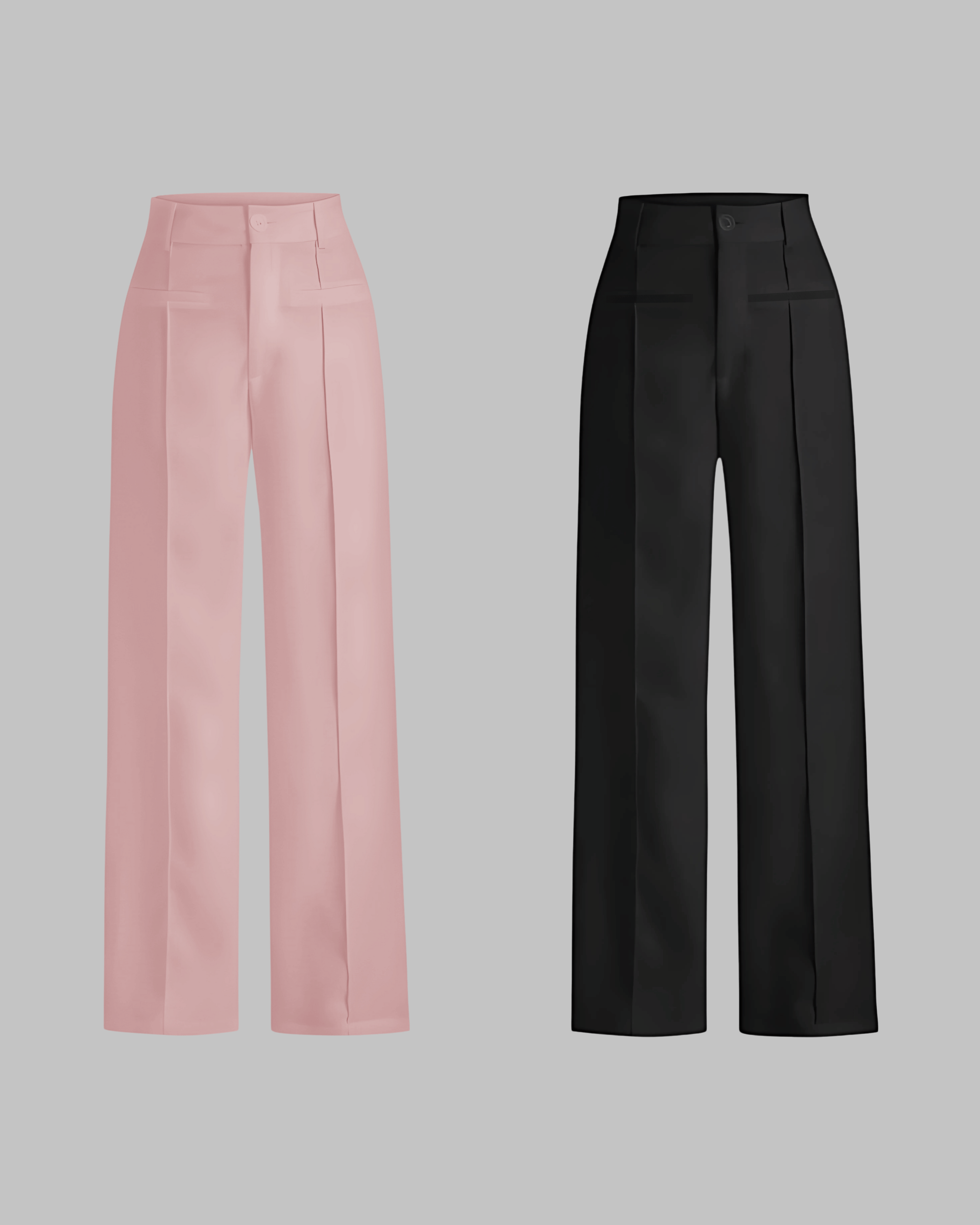 Combo – Pink & Black Trousers