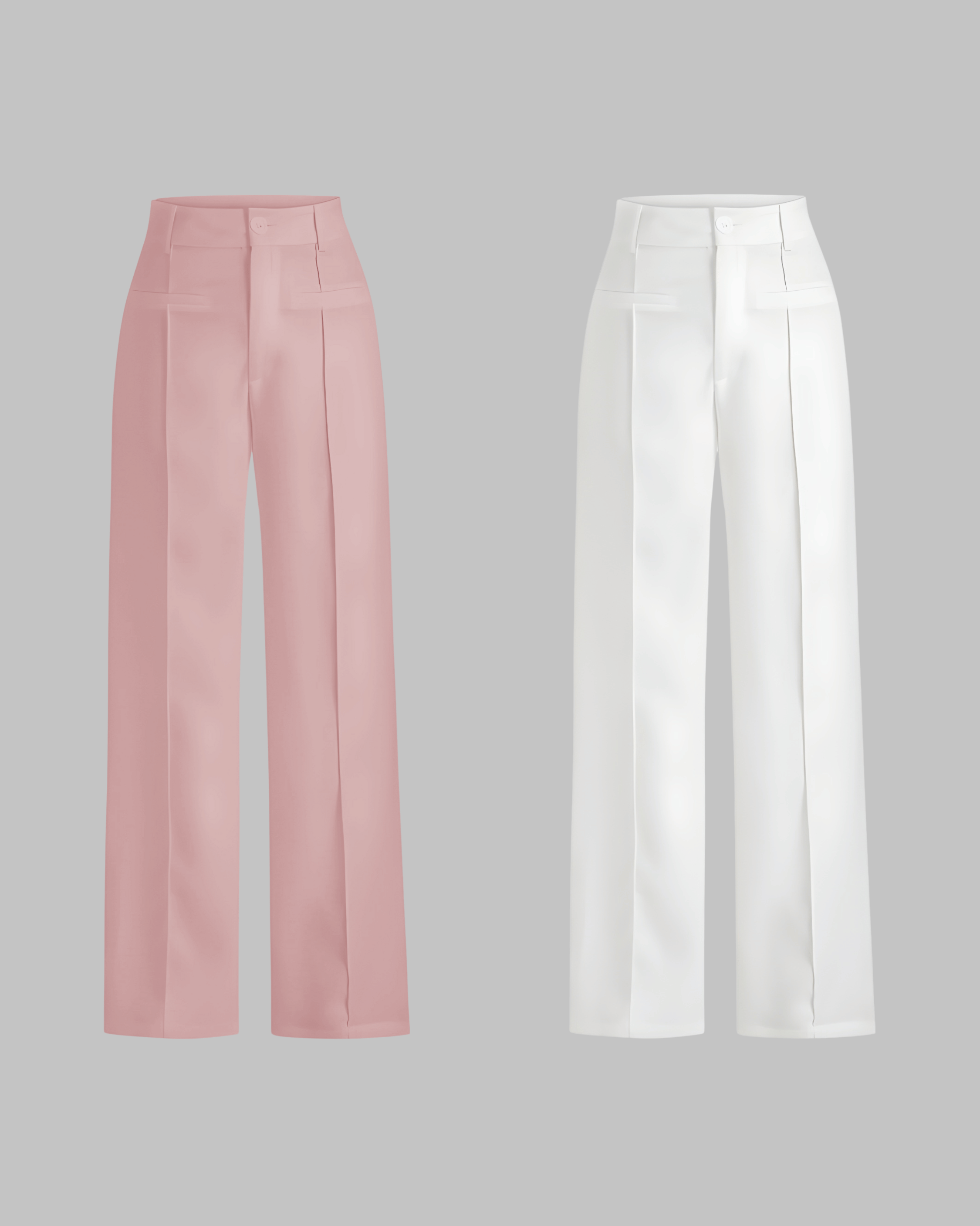 Combo – Pink & White Trousers