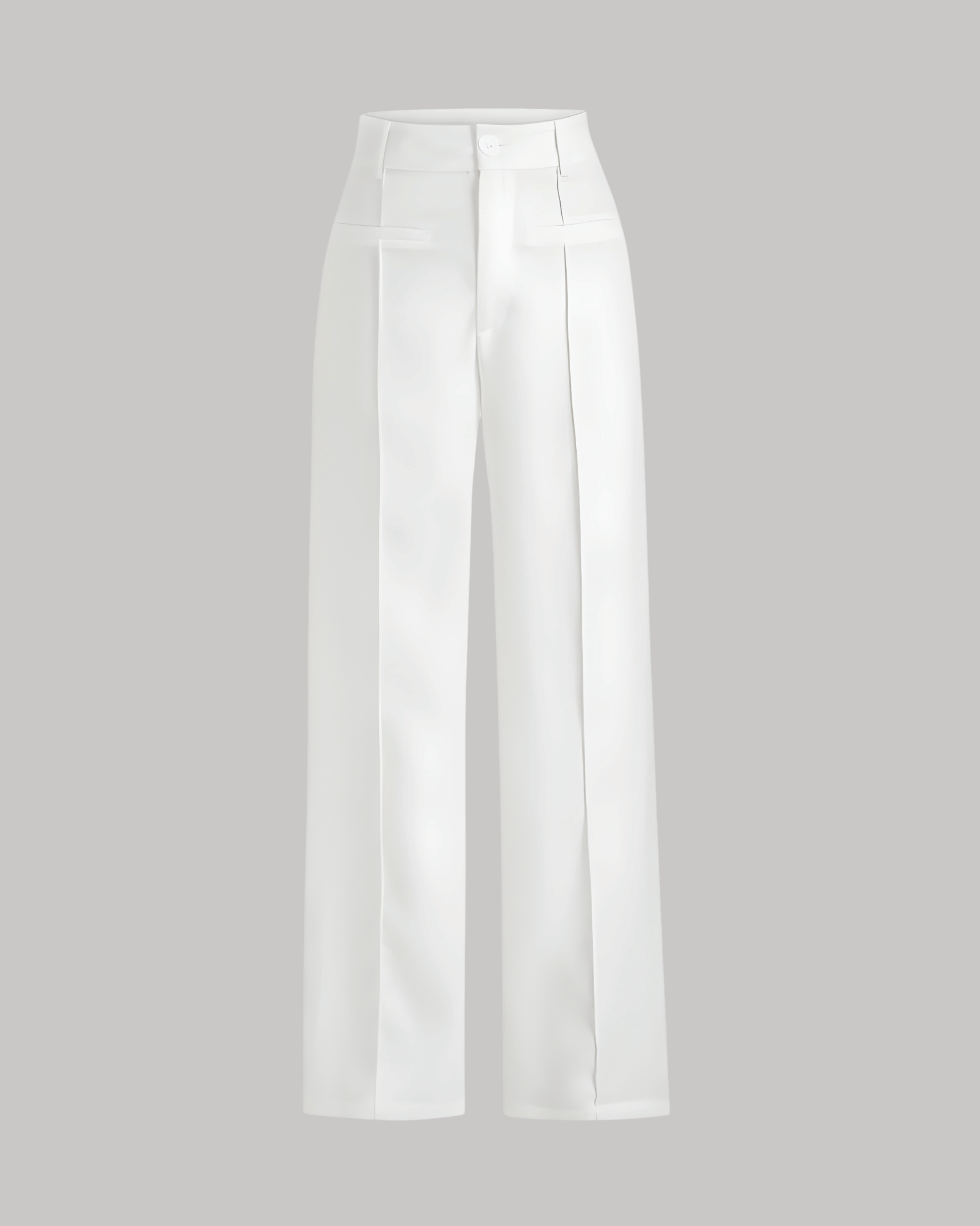 Straight leg women trousers