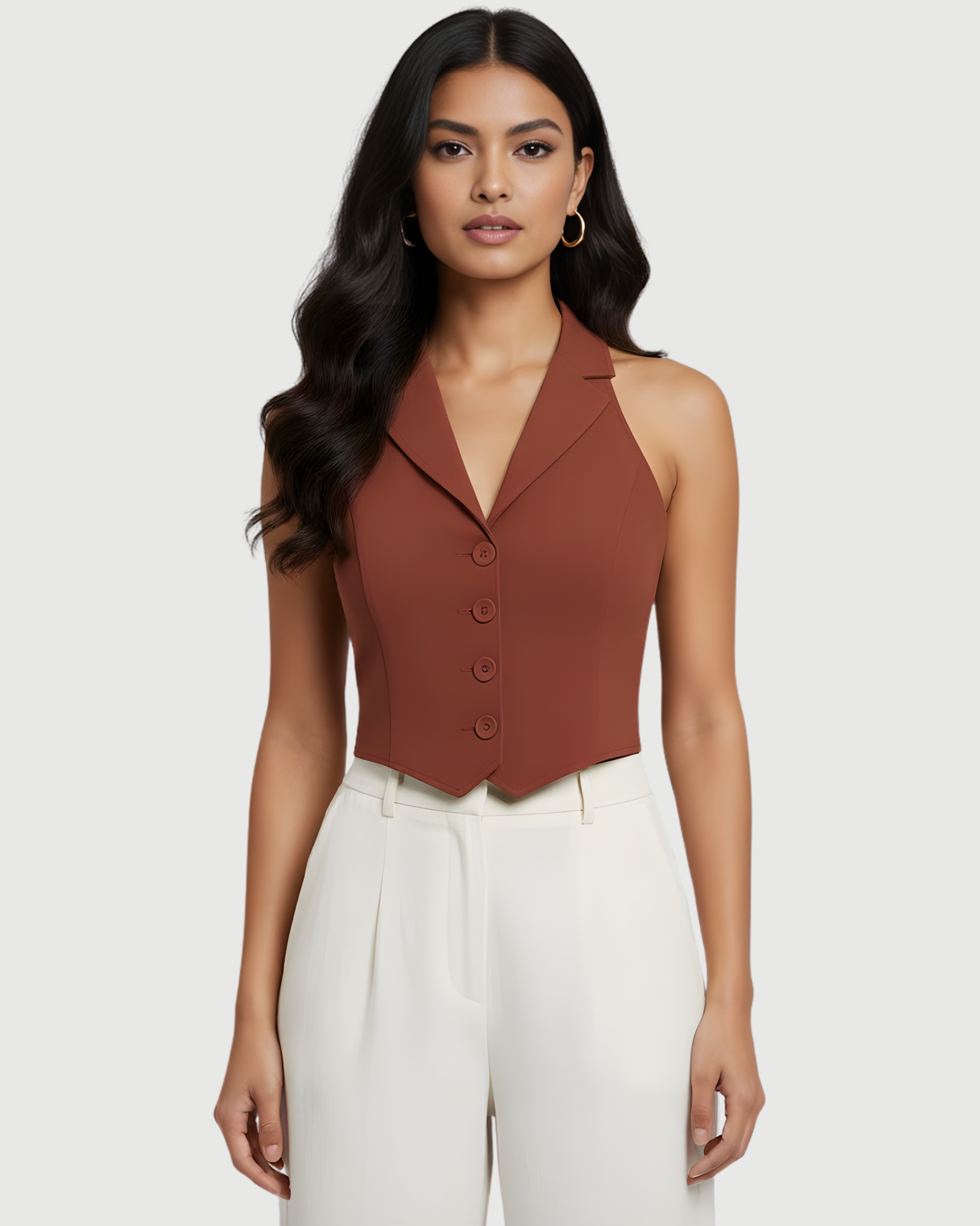 Women’s Halter Neck Waistcoat