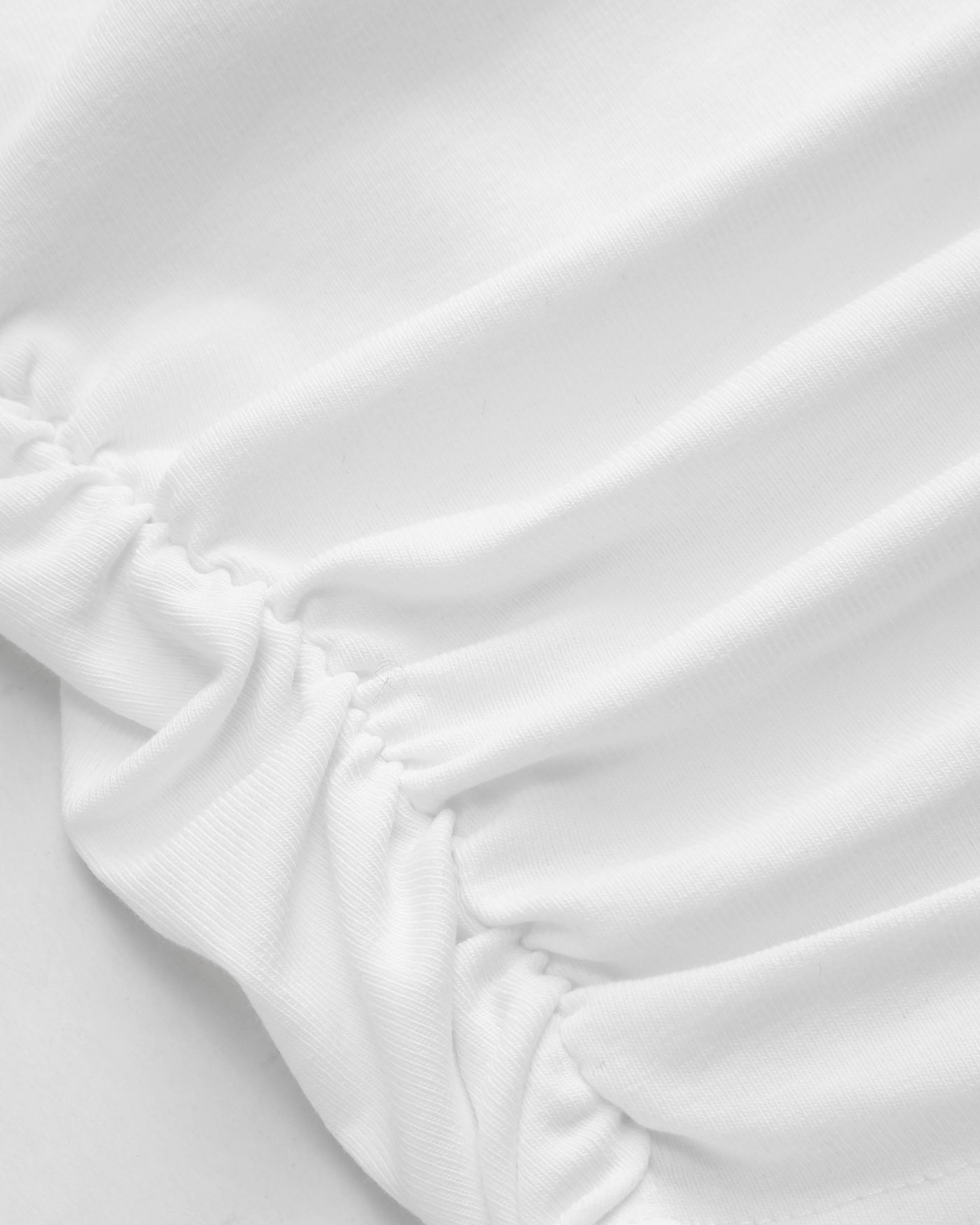 White V-Neck Sleeveless Crop Top