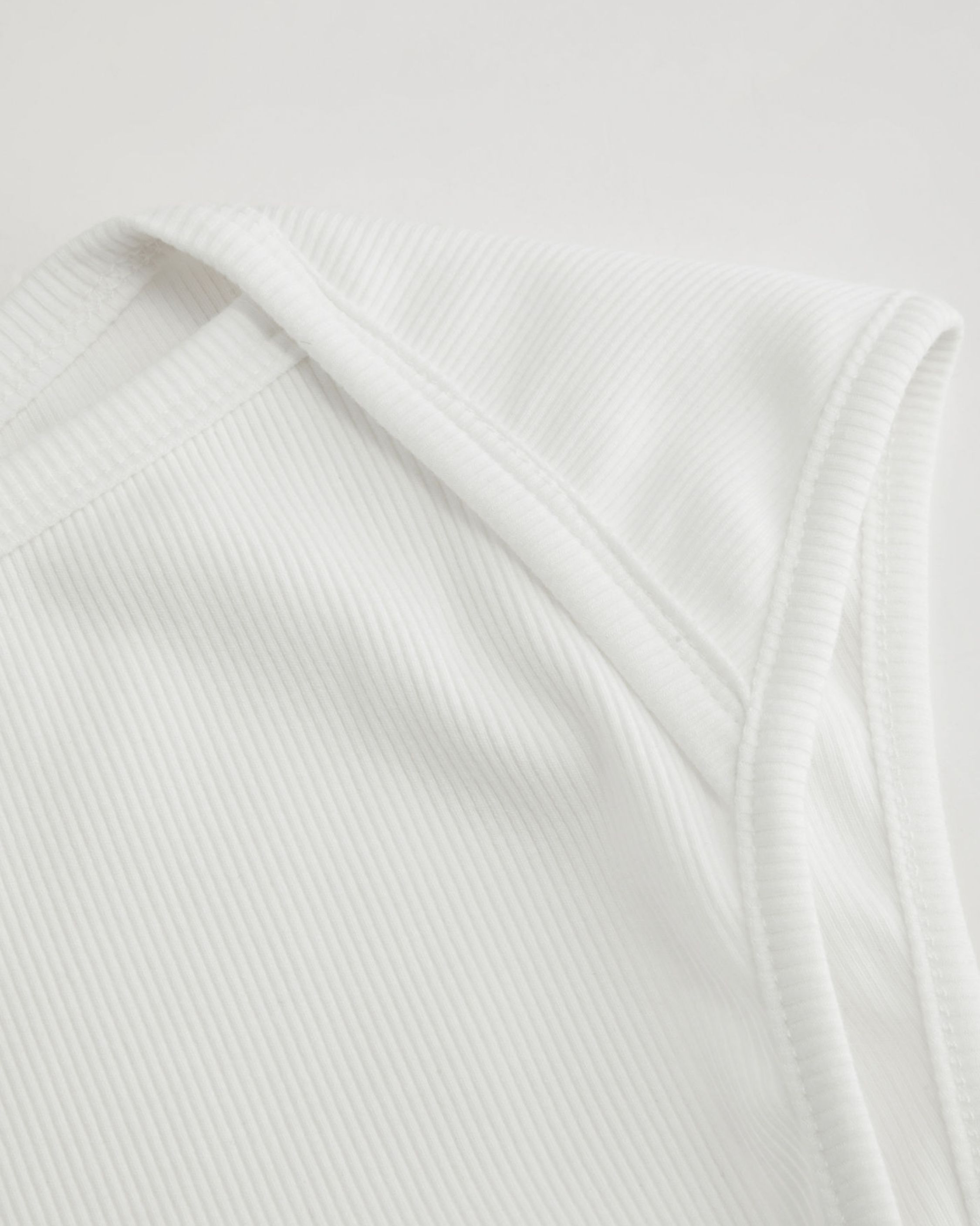 White Ruched Knit Crop Top