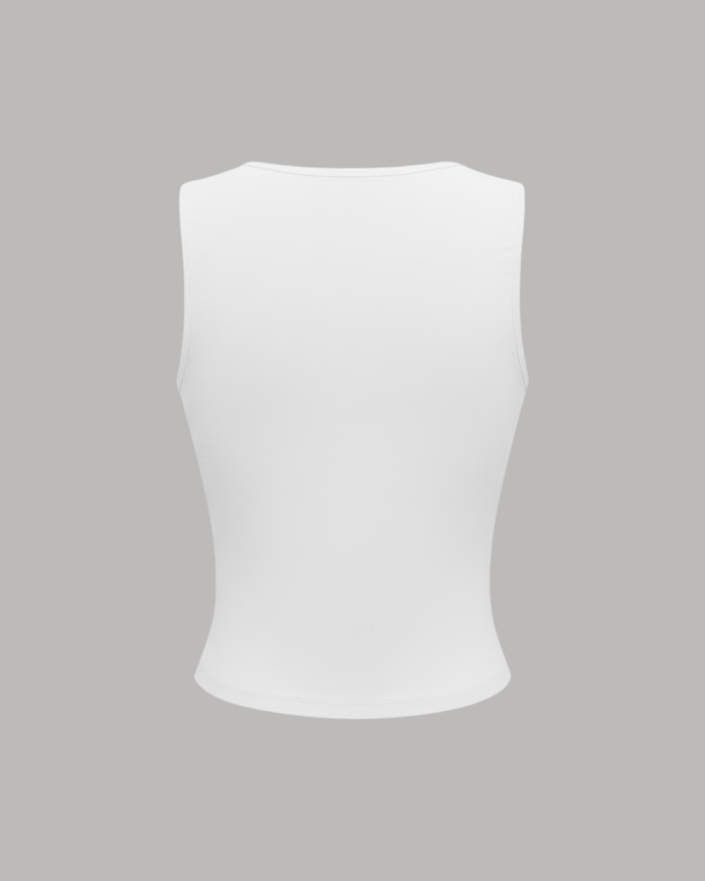 Luna Twist Contour Fit Camisole-White