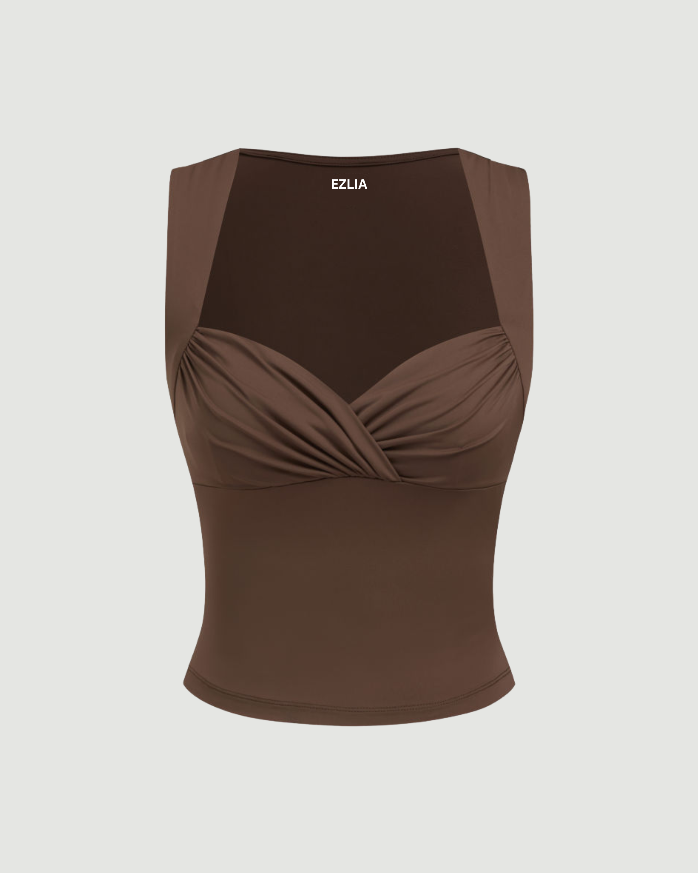 Luna Twist Contour Fit Camisole - Brown