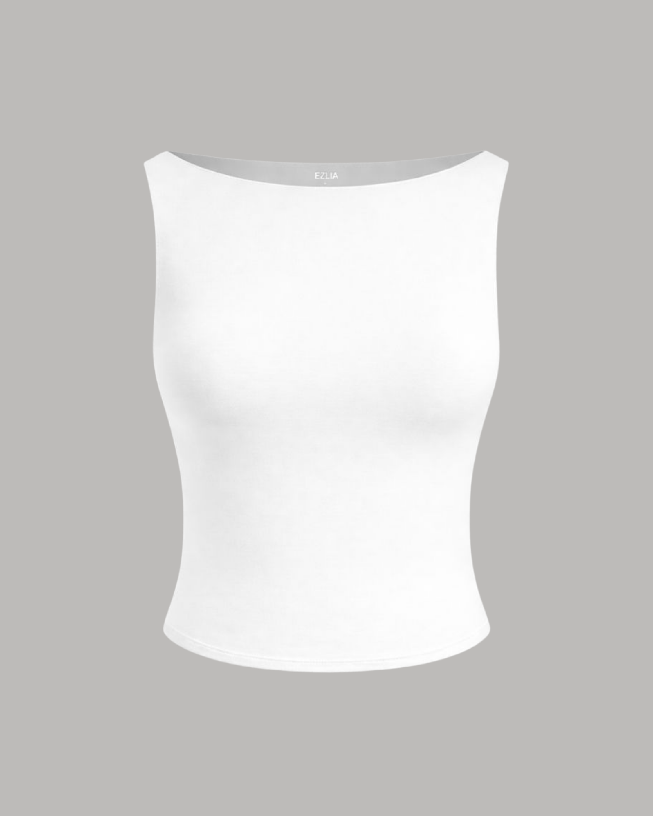 SoftSkin Seamless Glide Tank-White