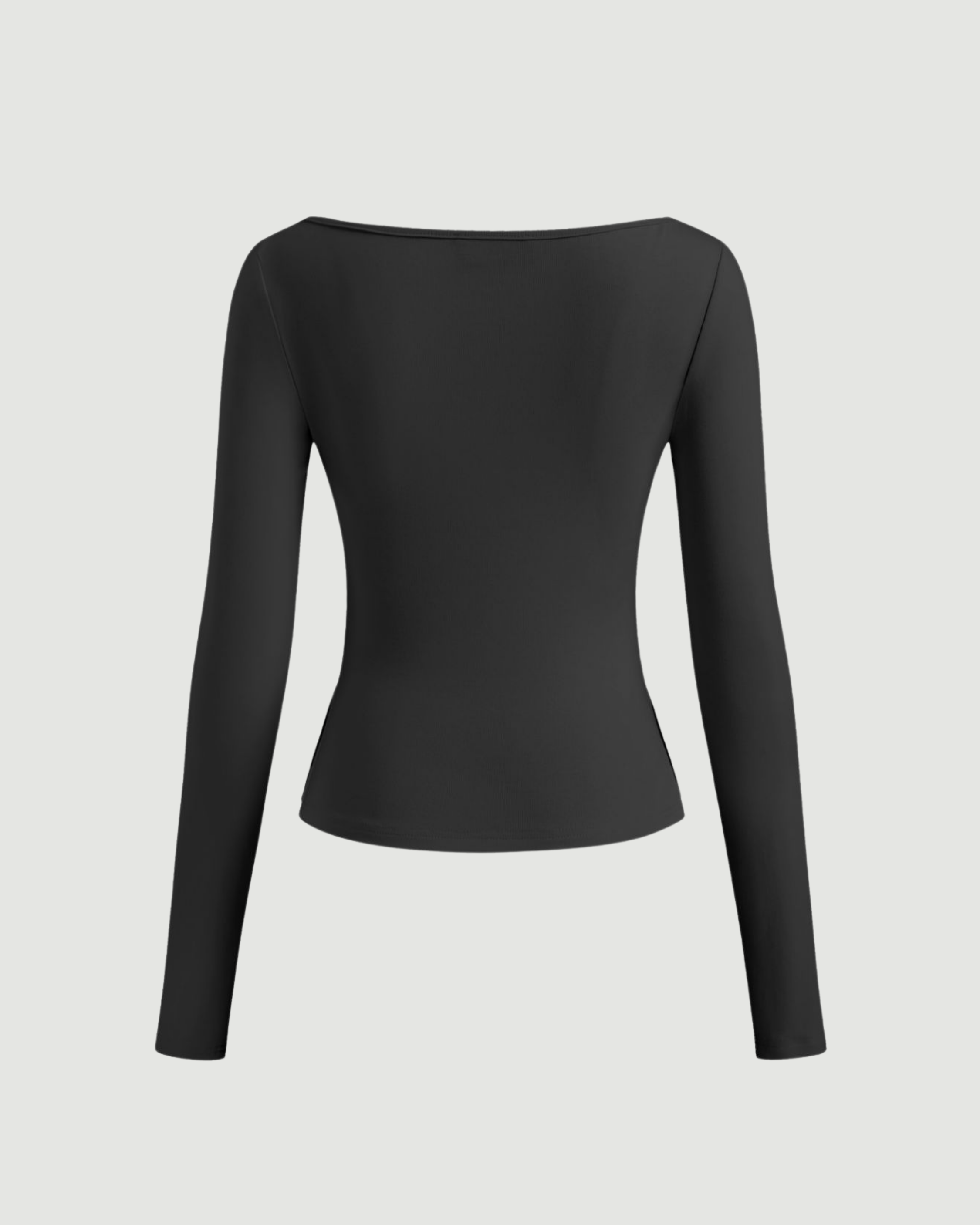 CloudTouch Longline Comfort Tee-Black