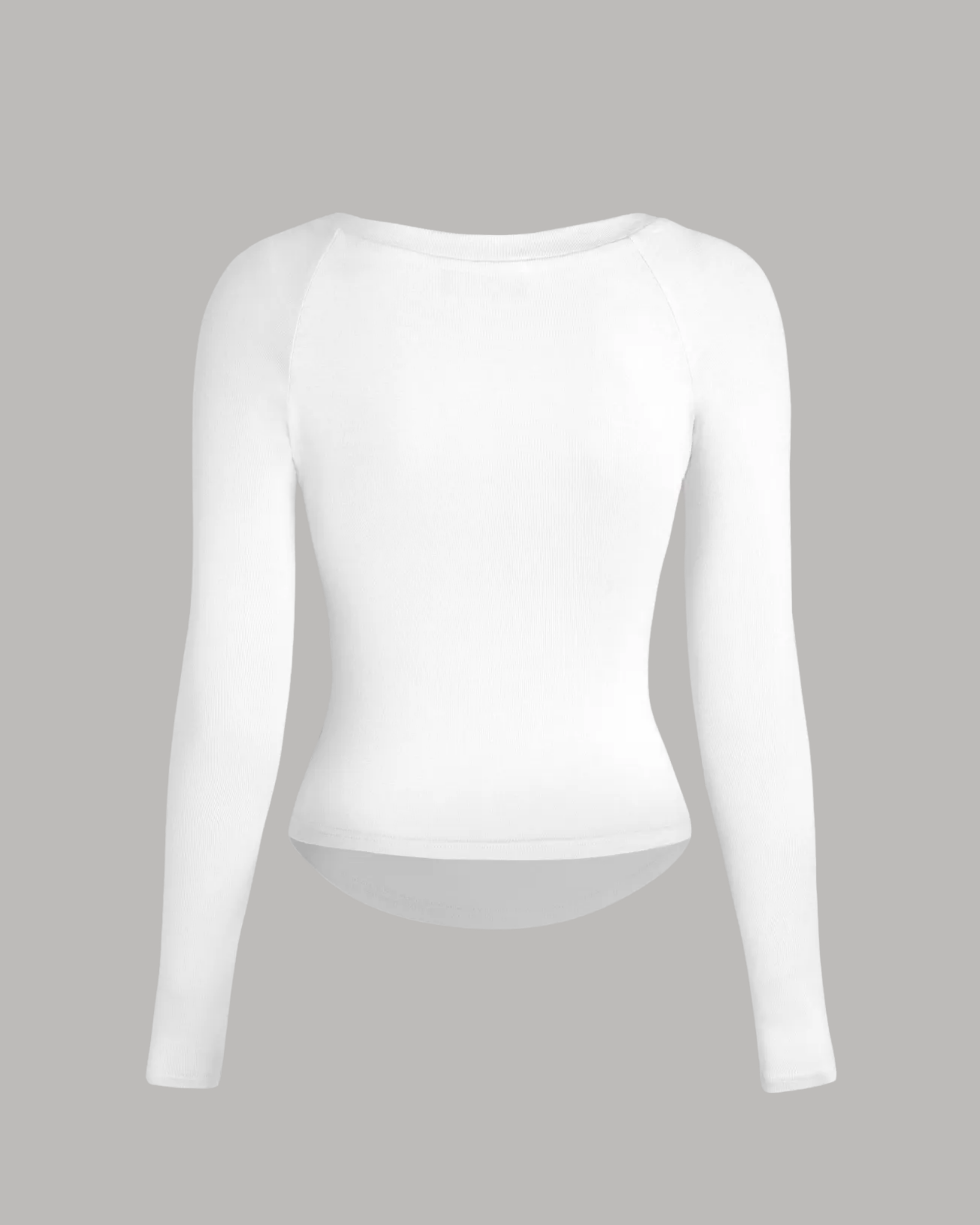 CloudTouch Longline Comfort Tee-White