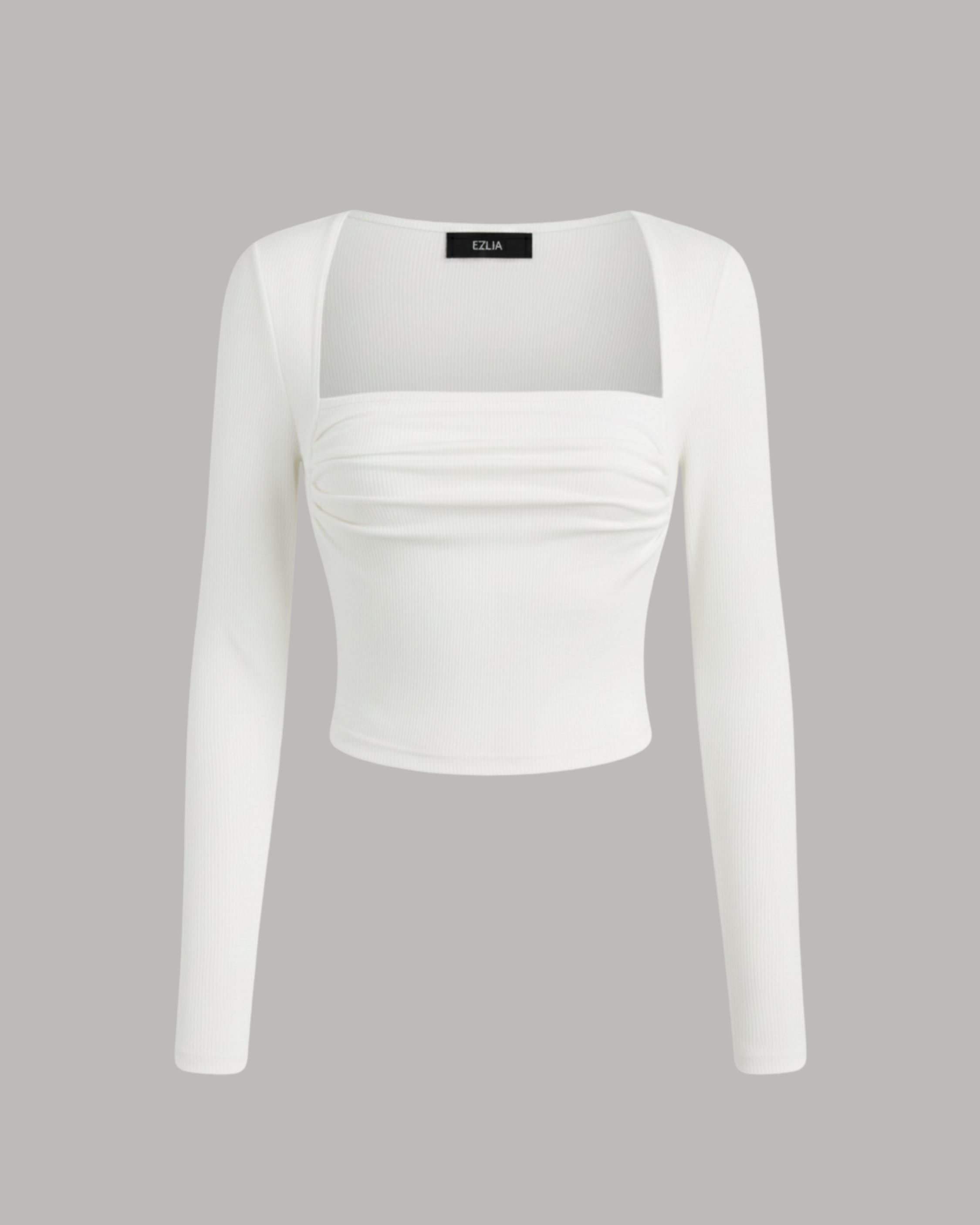 edgeframe-sleek-sleeve-top-White