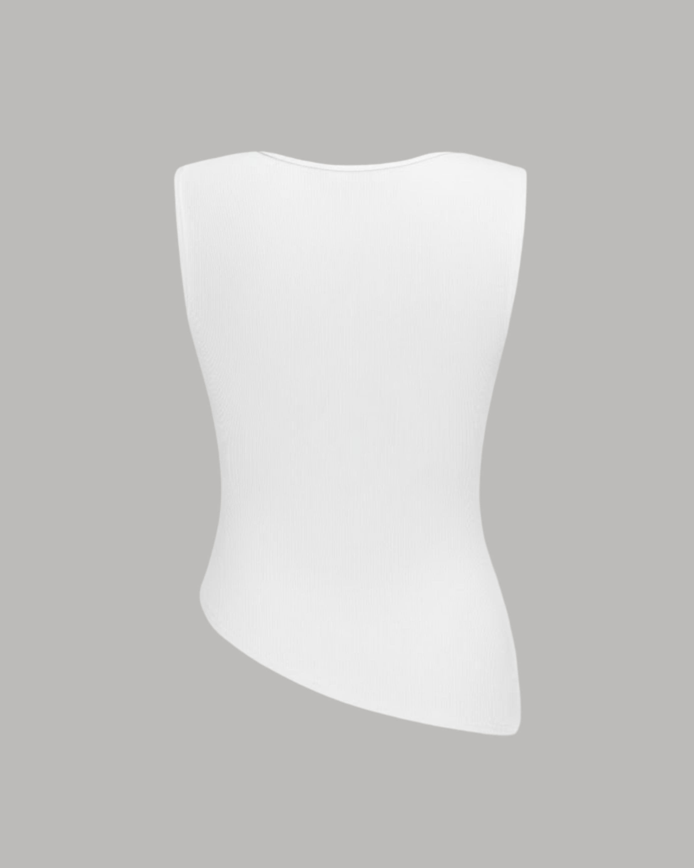 VelvetDrift Draped Crop-White