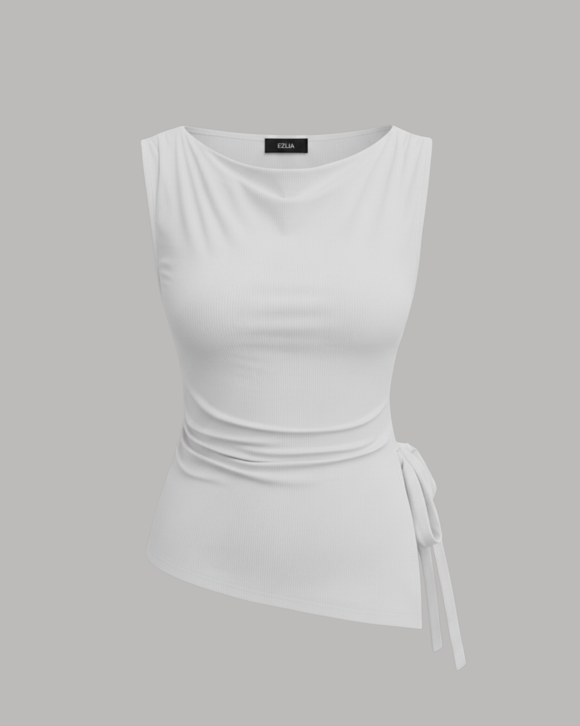 WaveKnot Fluid Curve Tank-White