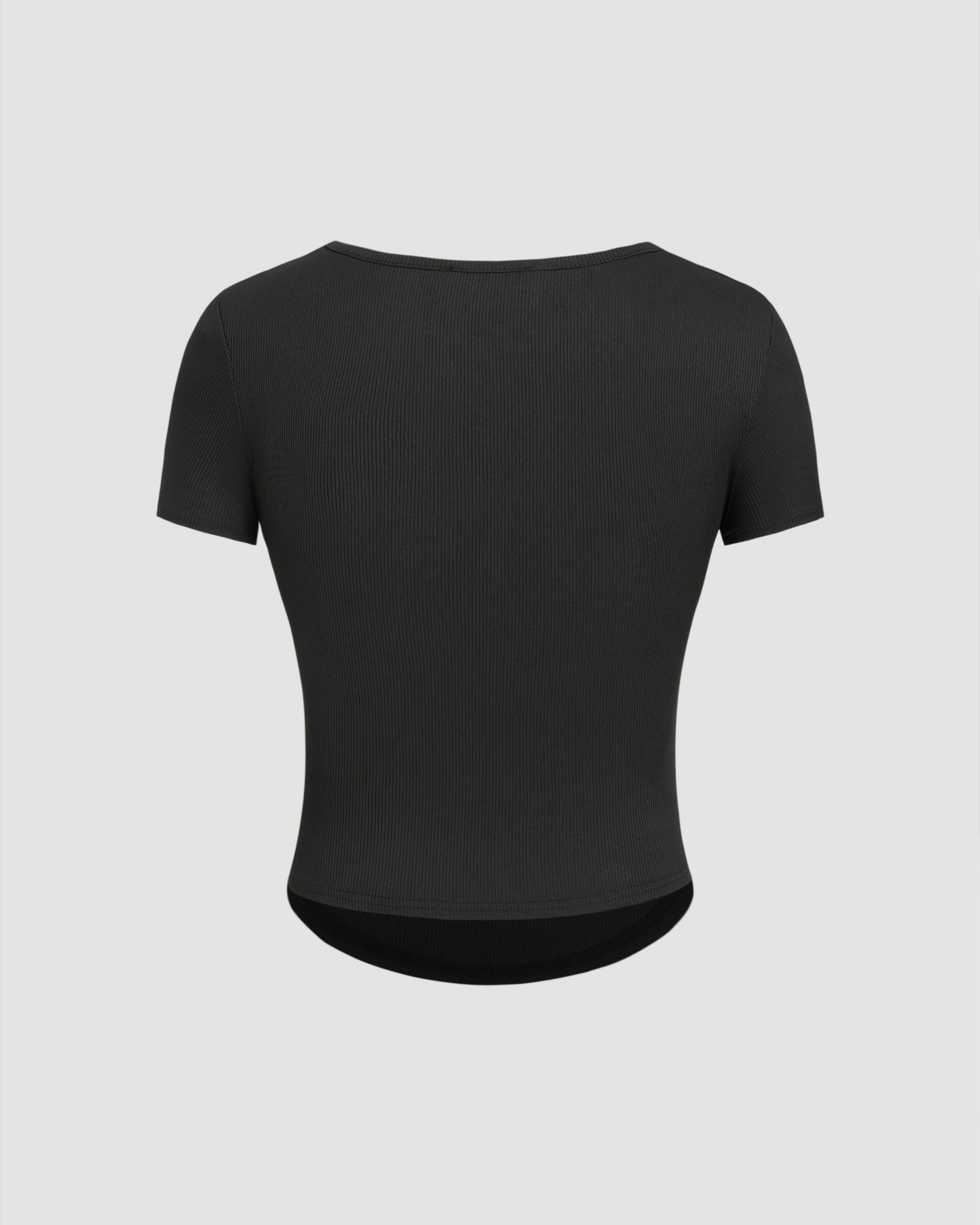 ClassicCut Tailored Tee-Black