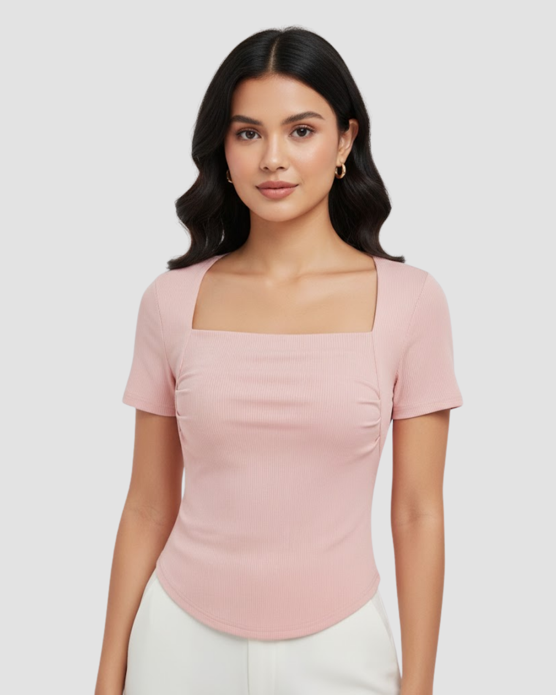 ClassicCut Tailored Tee - Pink
