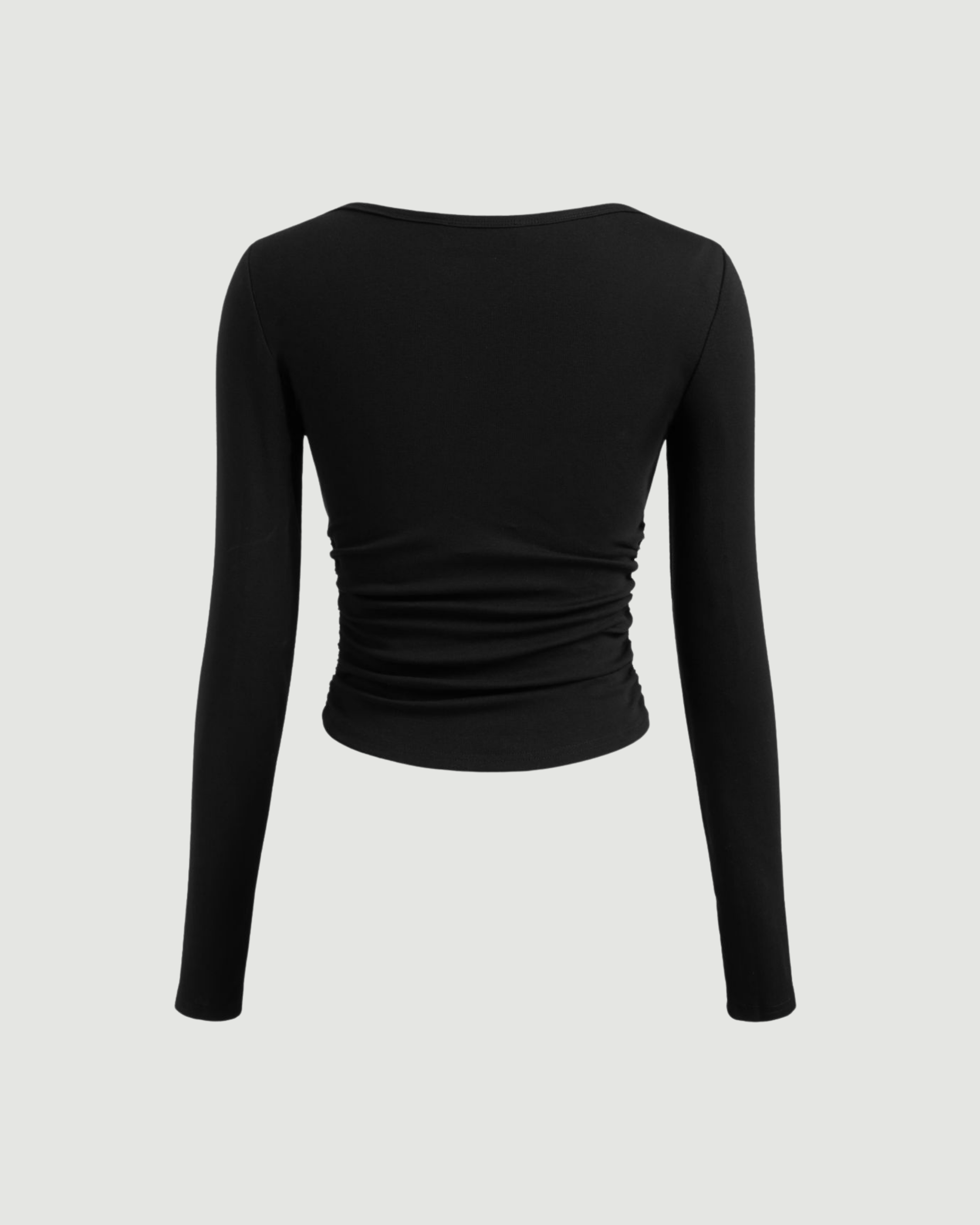 CozyContour Smooth Fit Top-Black