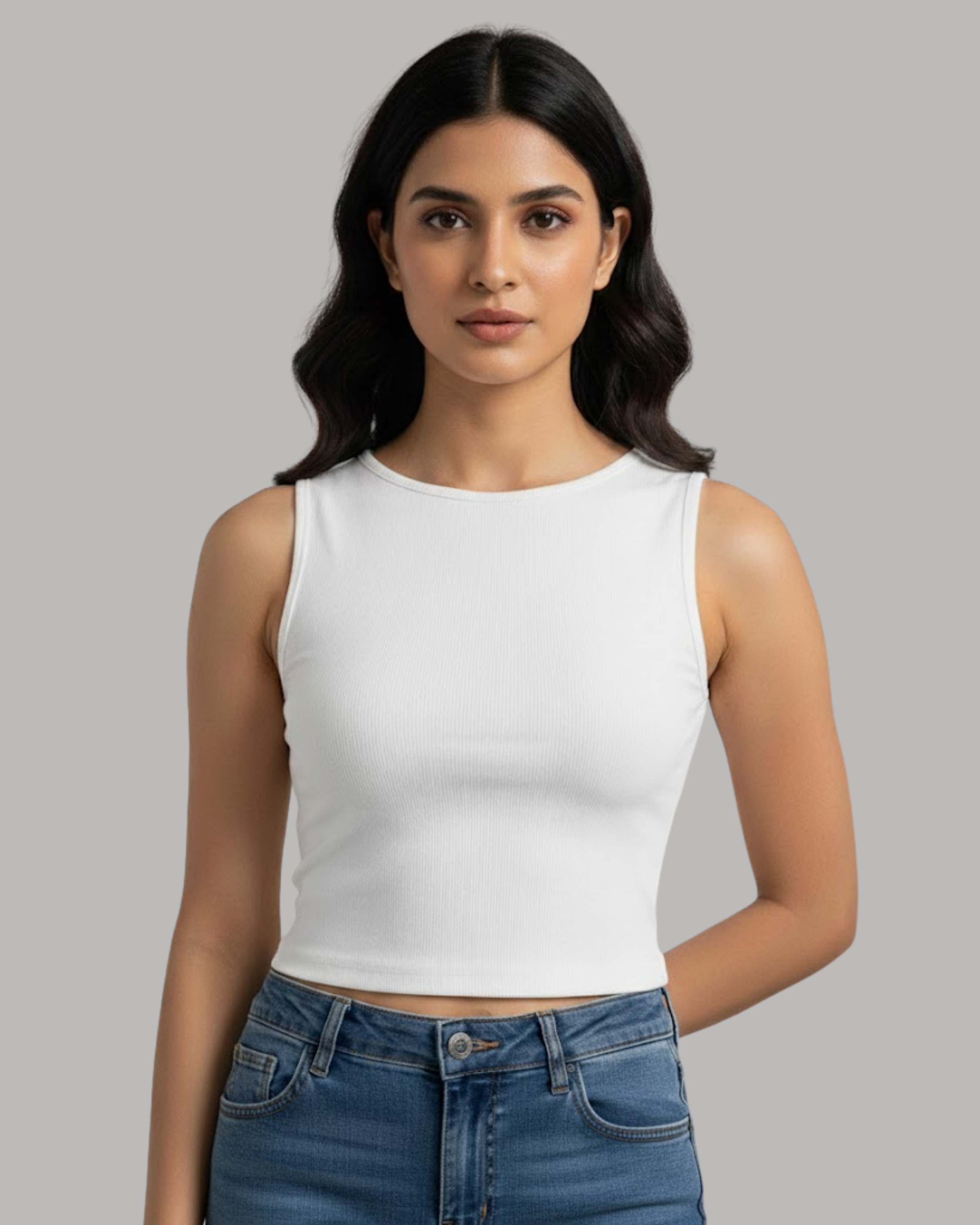 CropEase Everyday Flex Tee-White