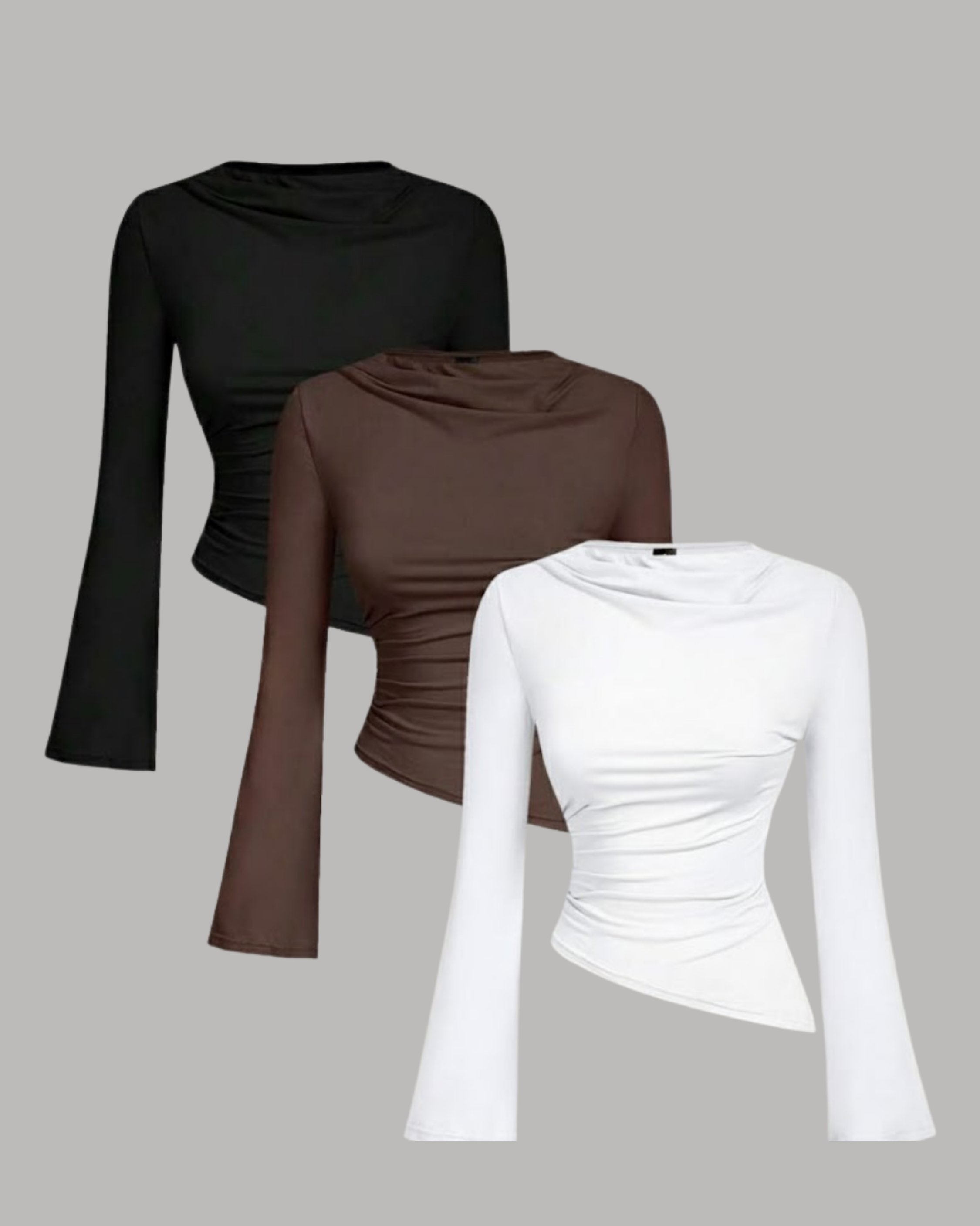 MOD Signature Autumn Classic Trio Set-Choco Brown & White  & Black