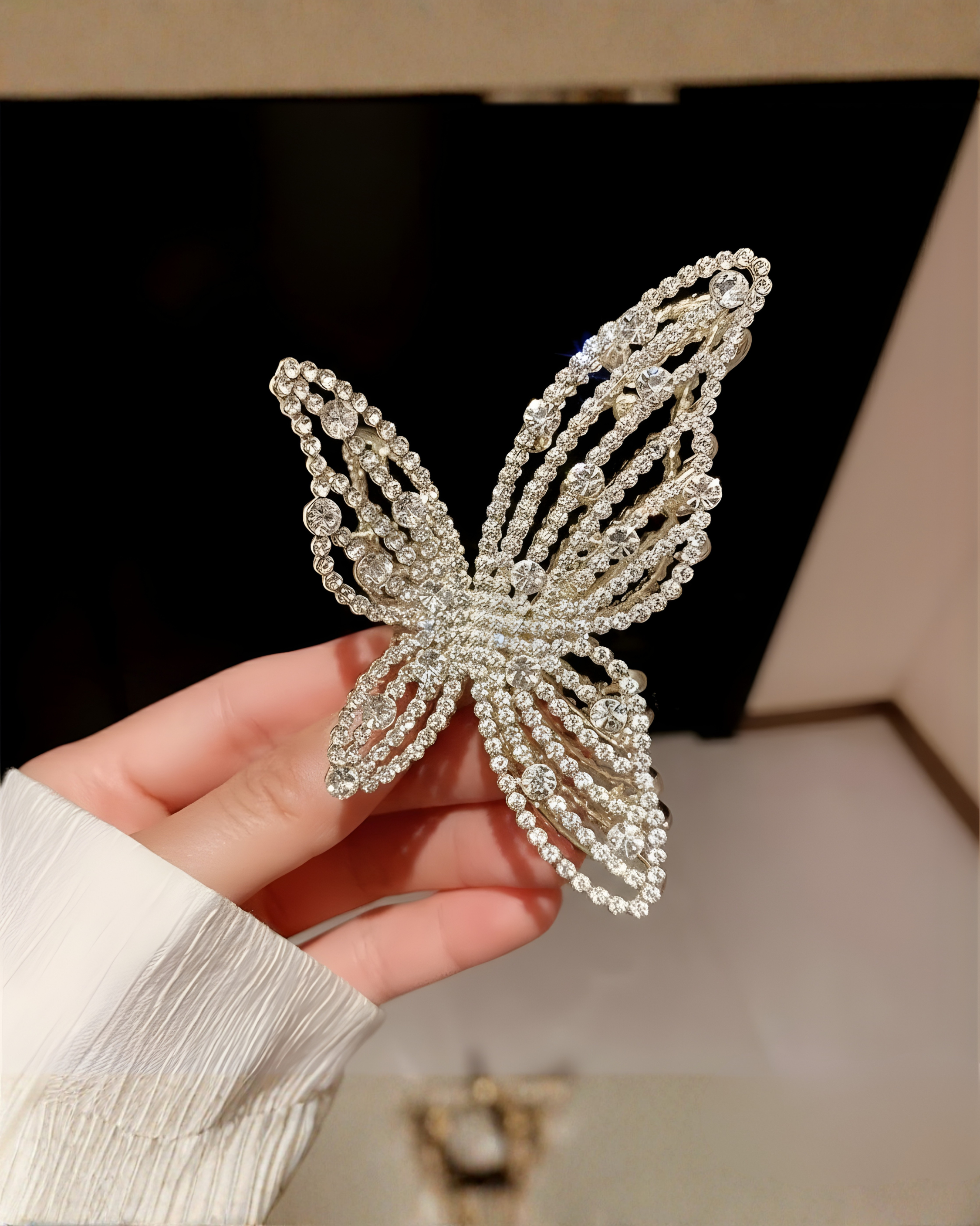 Metal Hair Claw Clip Hair Catch Barrette Jaw Clamp