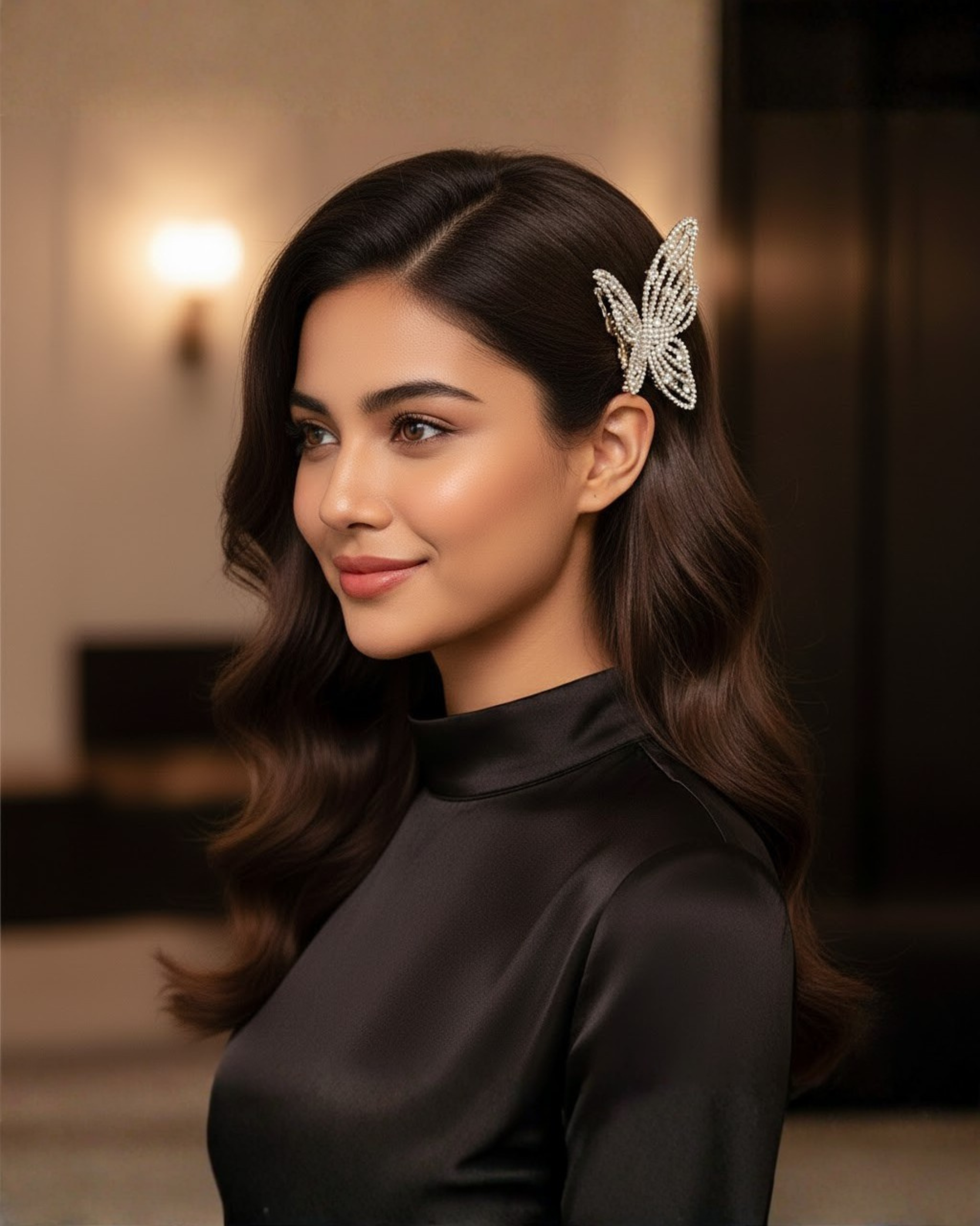 Metal Hair Claw Clip Hair Catch Barrette Jaw Clamp