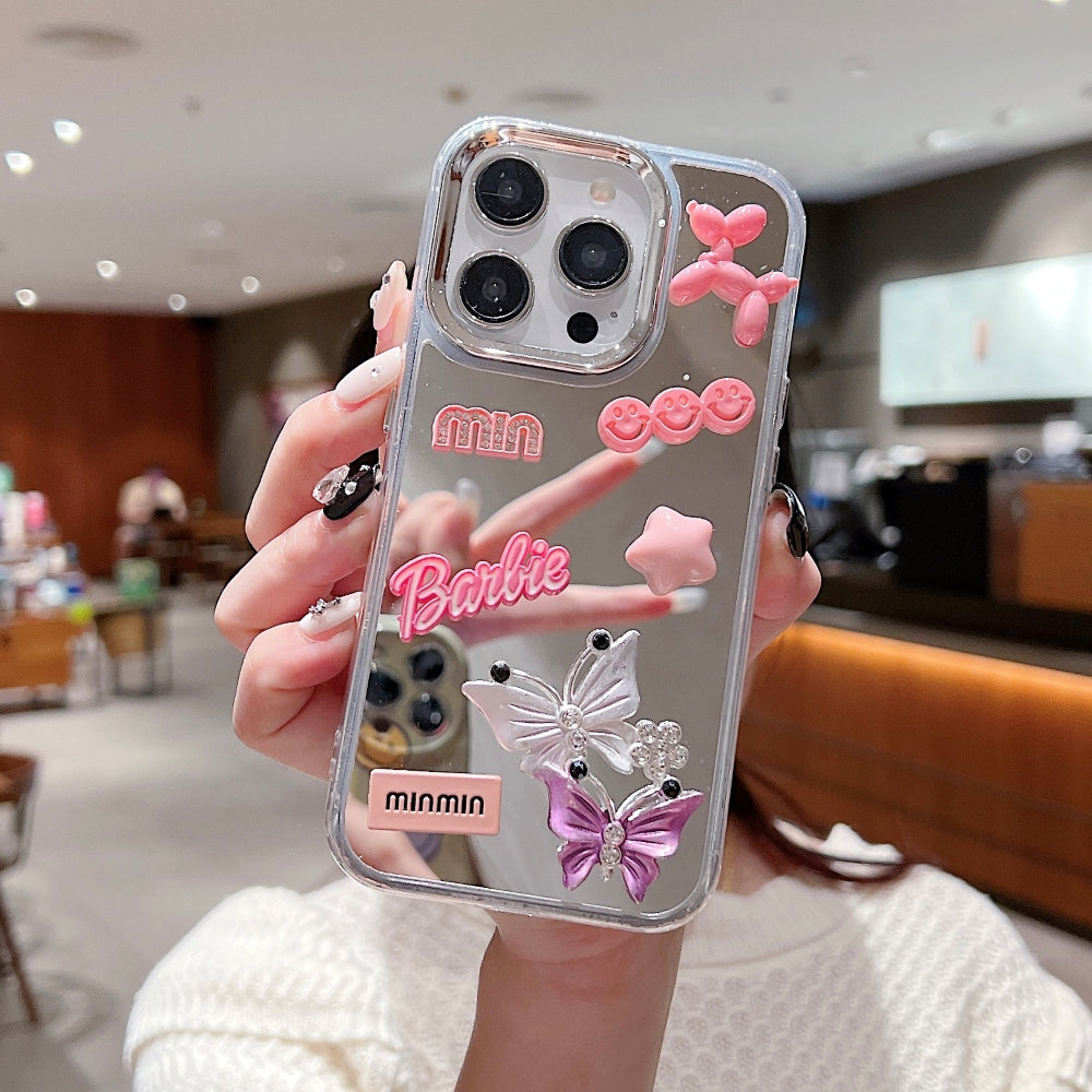 Ezlia 3D Creative Toy Graphic Mirror iPhone 13 Case