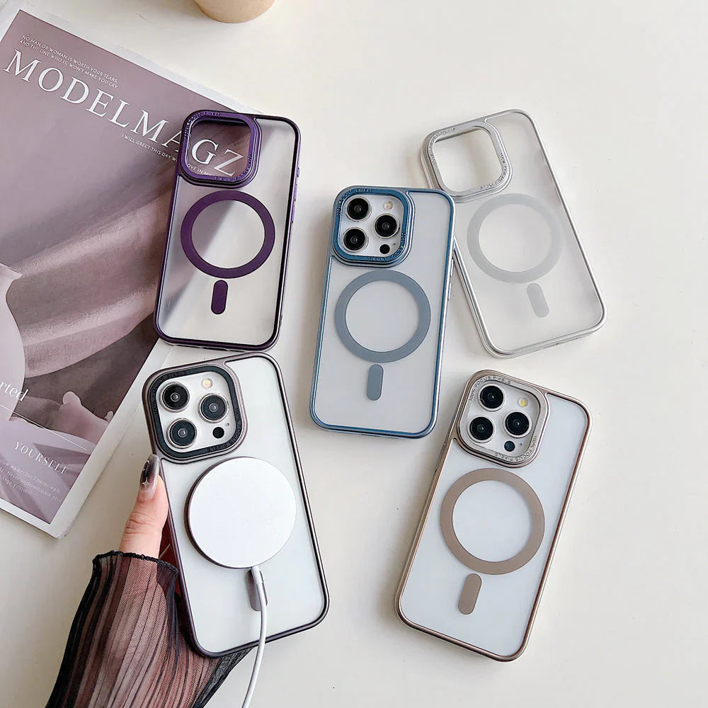 Ezlia MagSafe Magnetic Charging Case with Shockproof Protection iPhone multi Colors Case