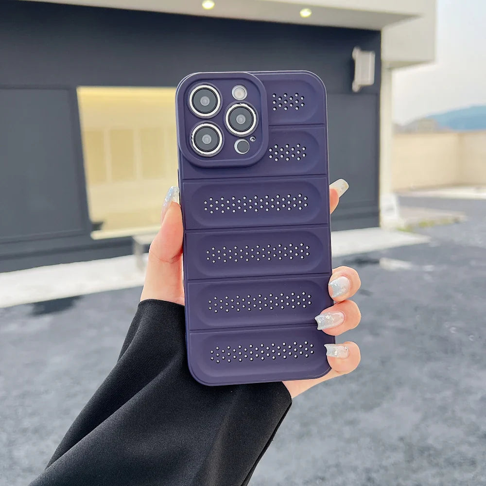 Ezlia TPU (Soft) Heat Dissipation Camera Protection iPhone 13 Plus Case