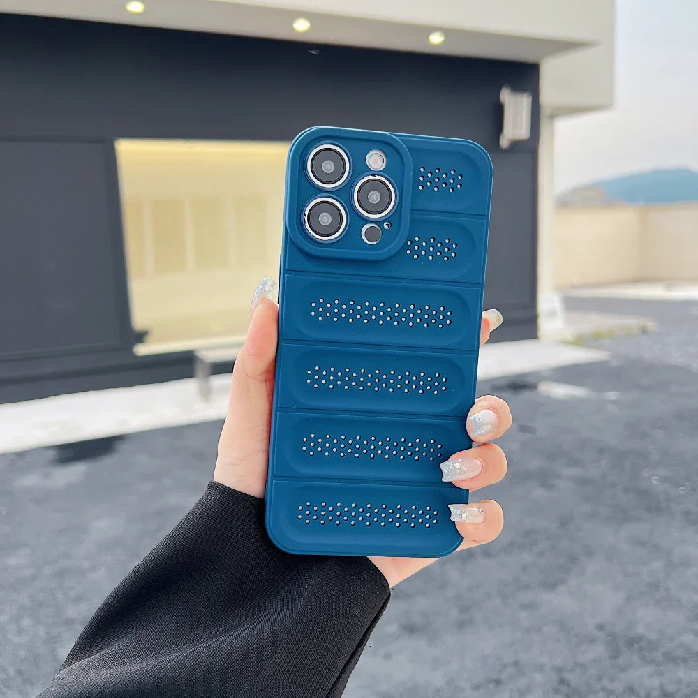 Ezlia TPU (Soft) Heat Dissipation Camera Protection iPhone 14 Plus Case