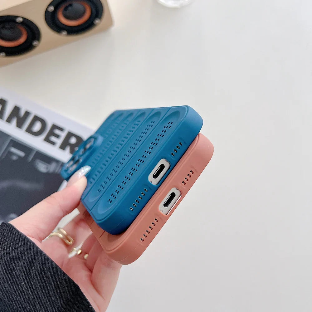 Ezlia TPU (Soft) Heat Dissipation Camera Protection iPhone 14 Pro Max Cases