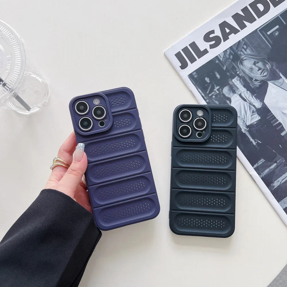 Ezlia TPU (Soft) Heat Dissipation Camera Protection iPhone 15 Cases