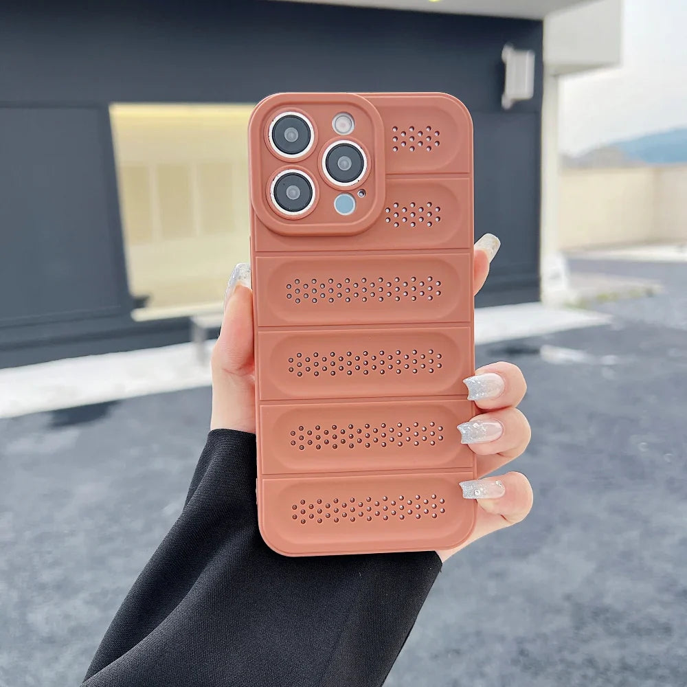 Ezlia TPU (Soft) Heat Dissipation Camera Protection iPhone 15 Pro Max Cases
