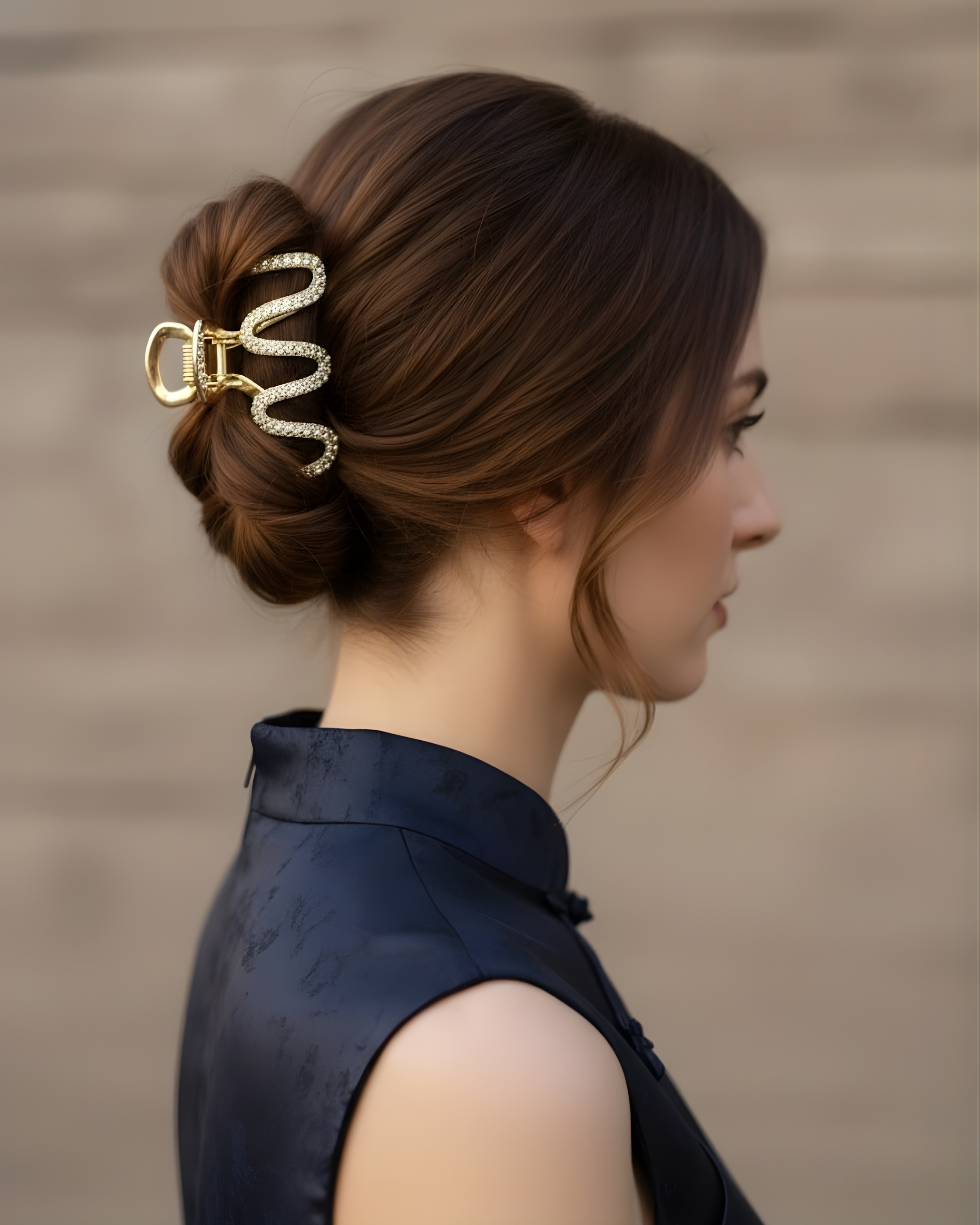 Big Hair Clip Barrettes Nonslip Metal Jaw Clip