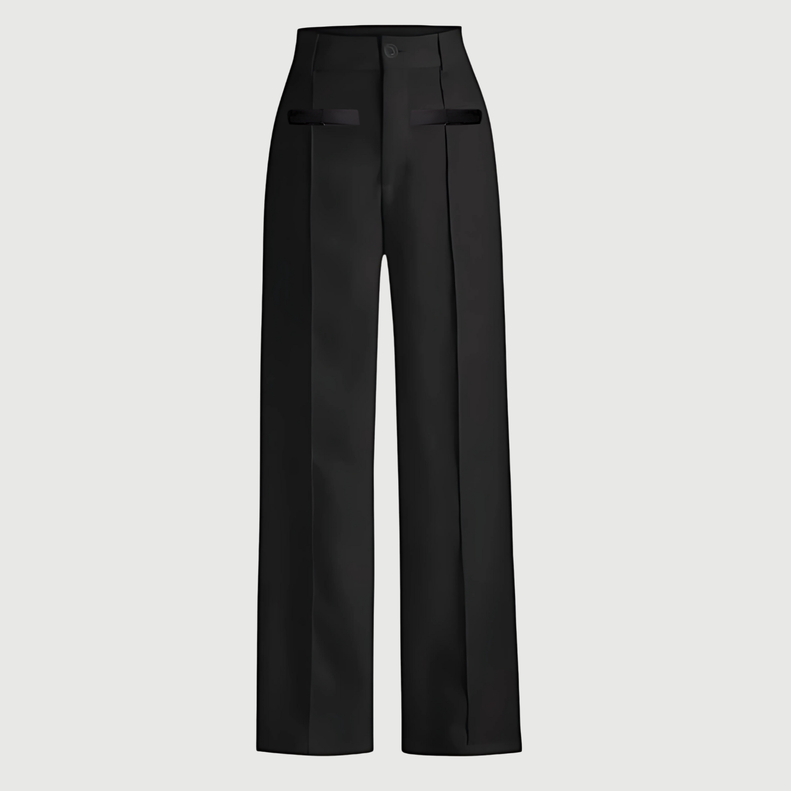 Black High-Waist Trouser